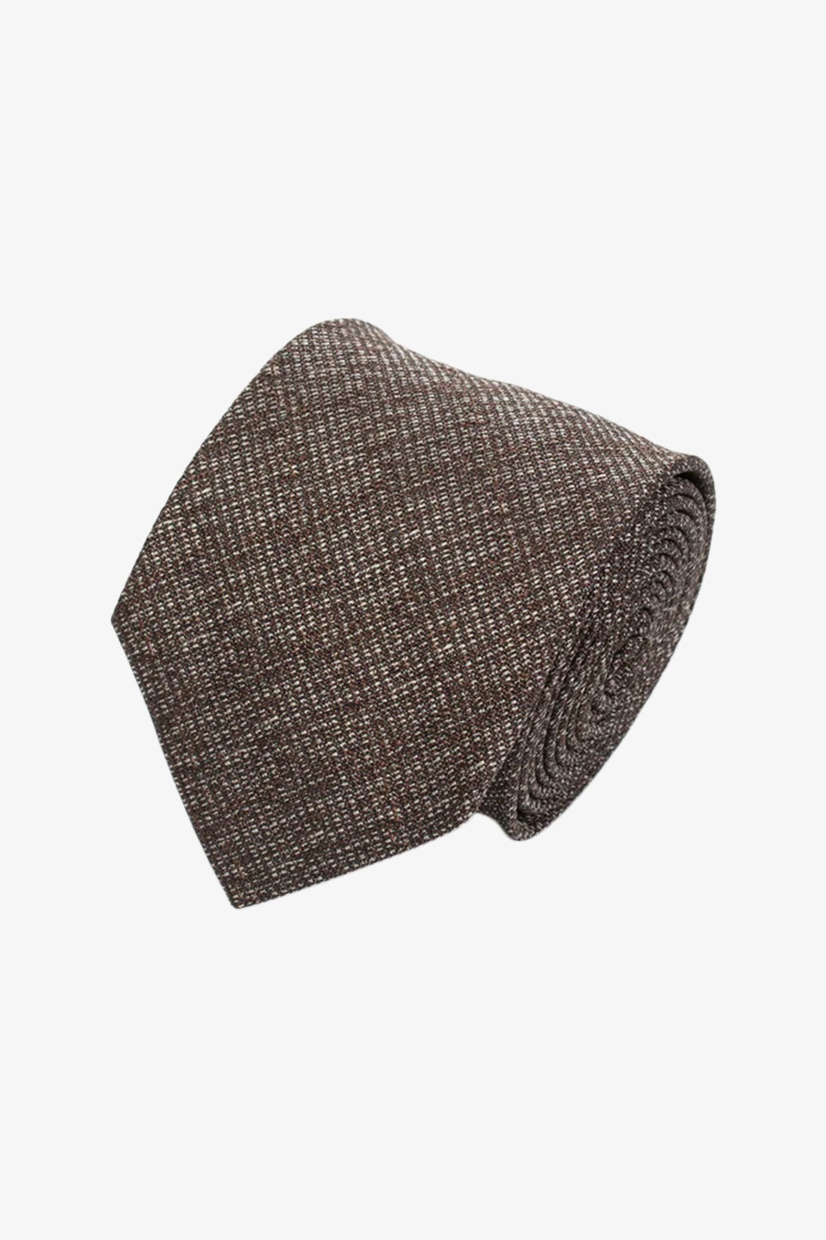 Tie - Silk brown design