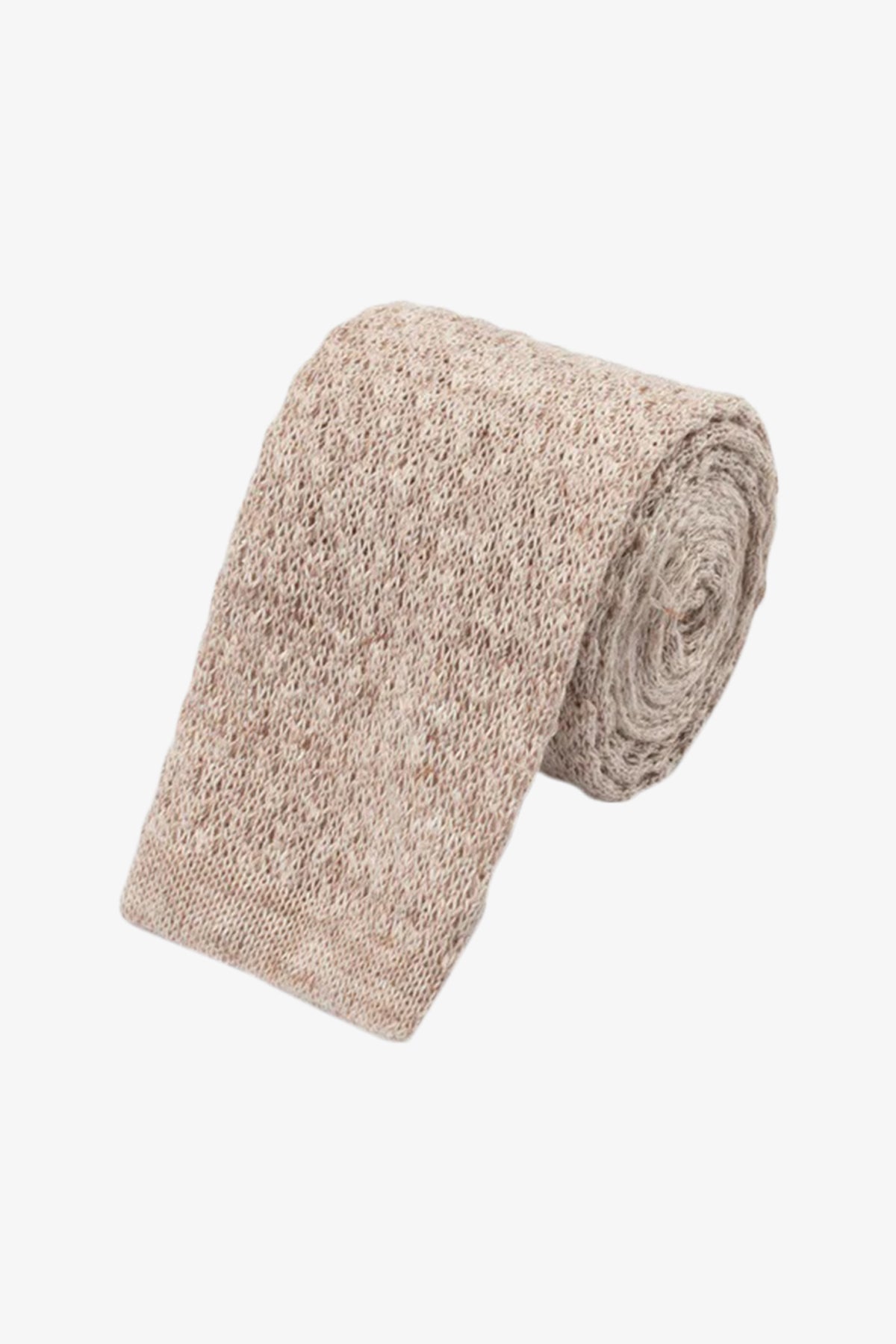 Tie - Linen in cream melange