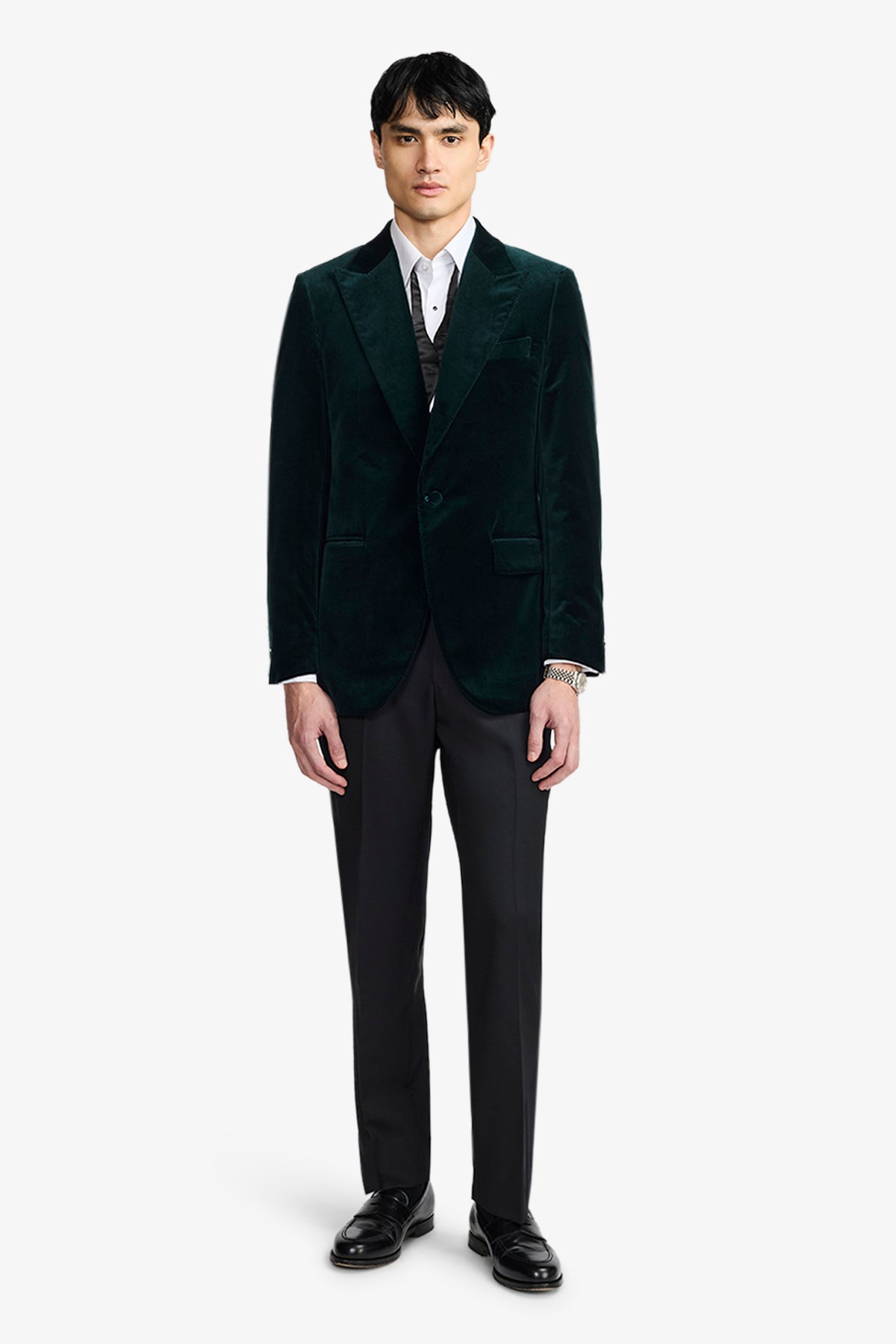 Vance - Luxurious Event Blazer In Green Velvet