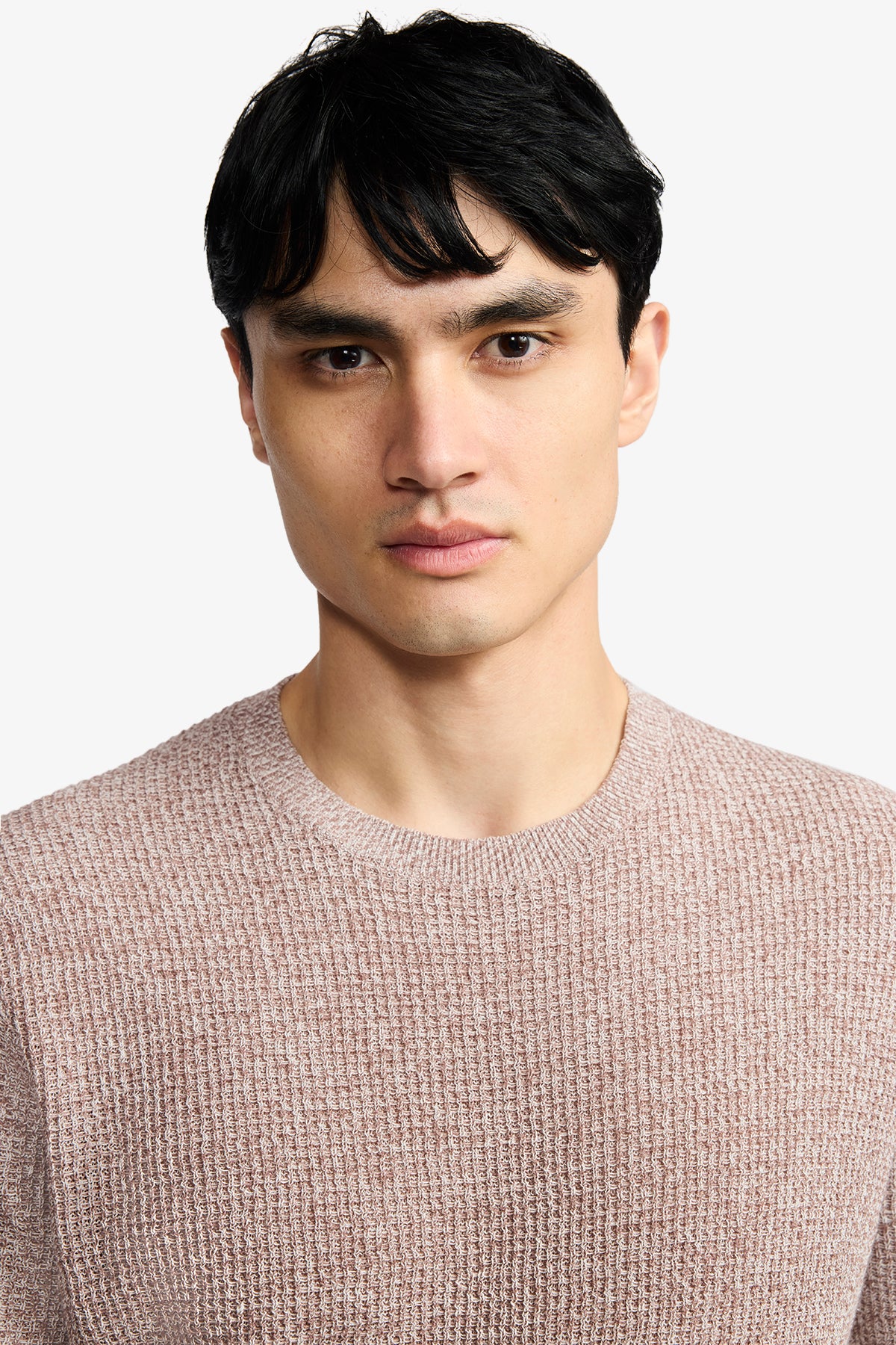 Drift - Dusty Red Crew Neck Knit