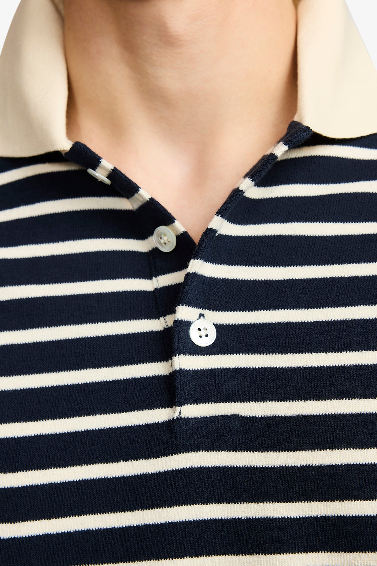 Ravello - Navy/Cream Polo