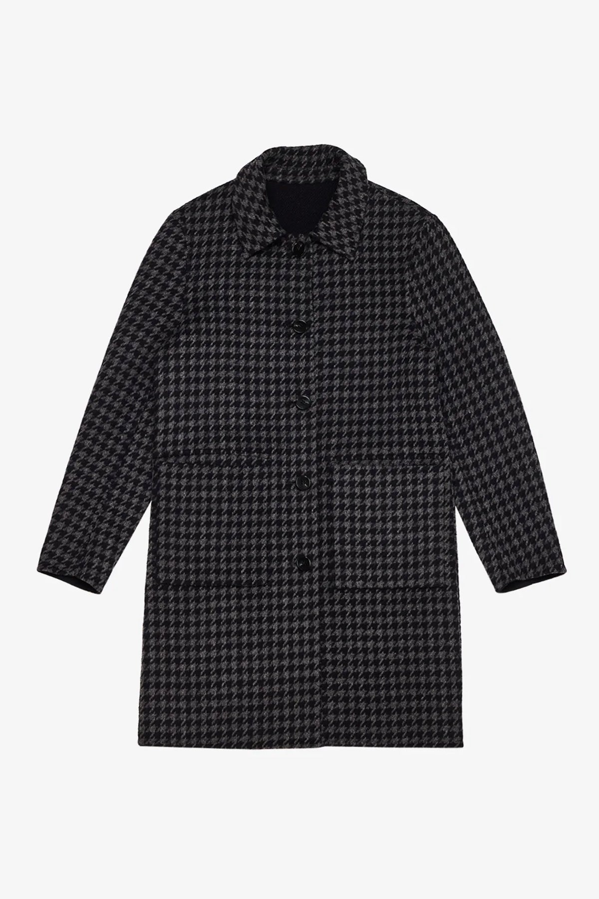Dixon - Navy Overcoat