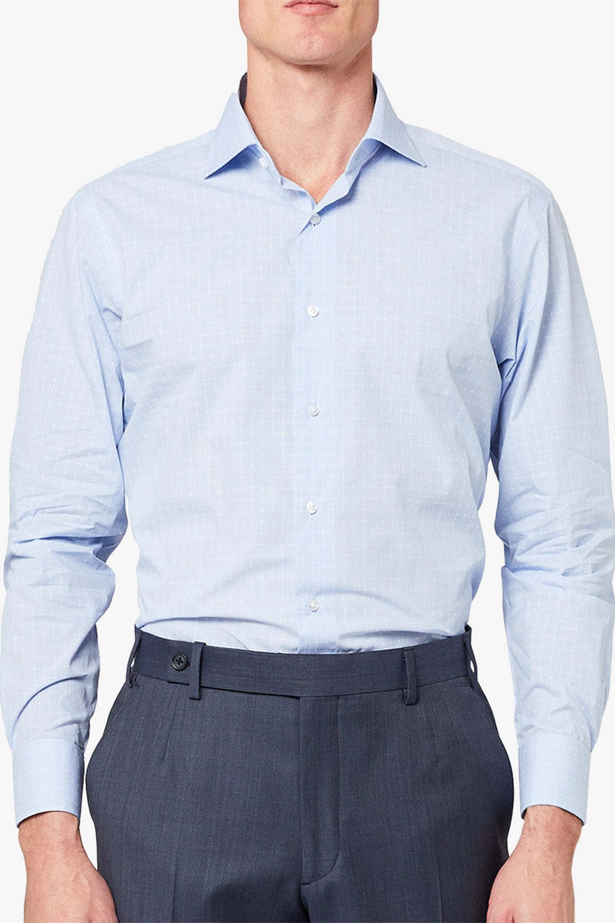 Miles - Light Blue Business shirt