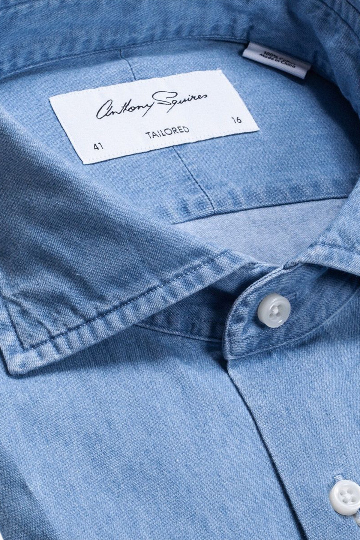 Nigel - Light Blue Denim Shirt