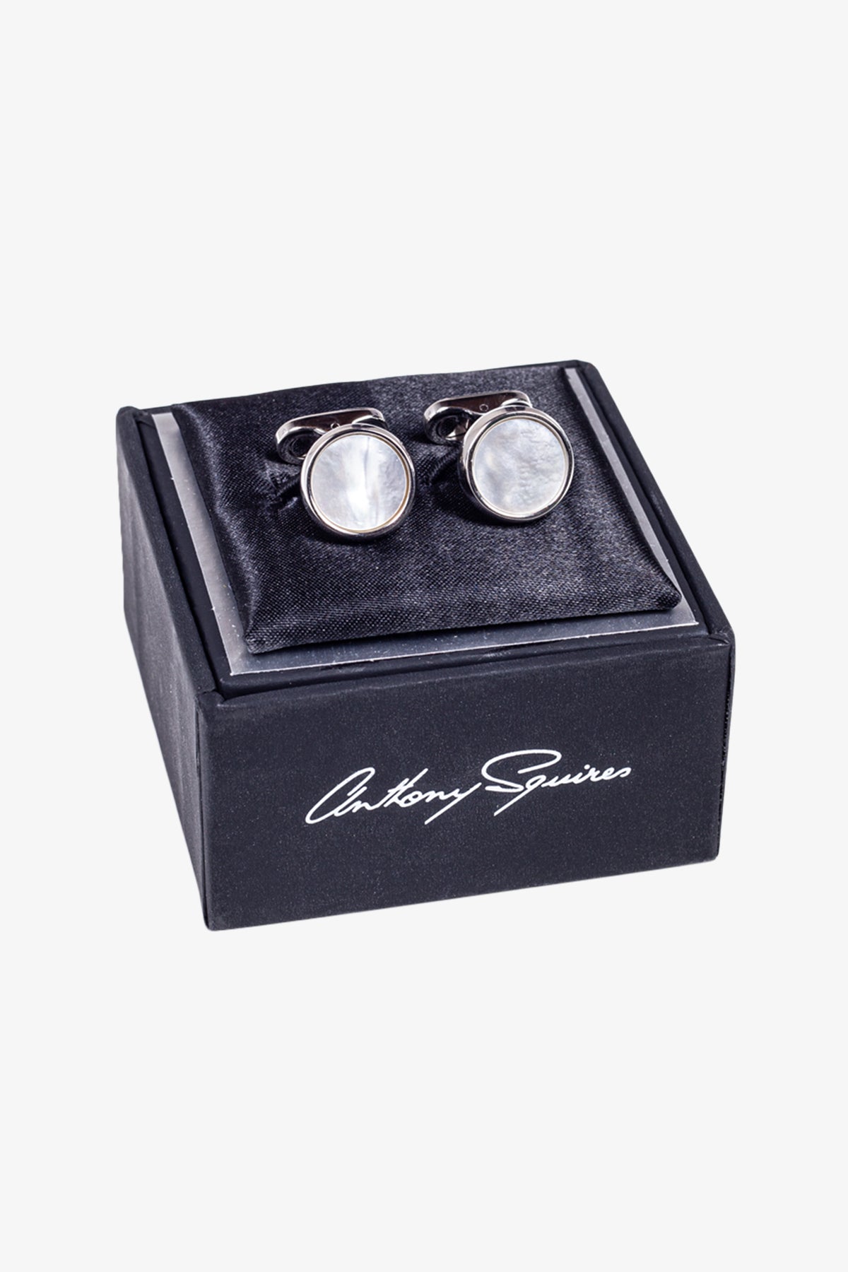 Cufflinks - Mother of Pearl Round