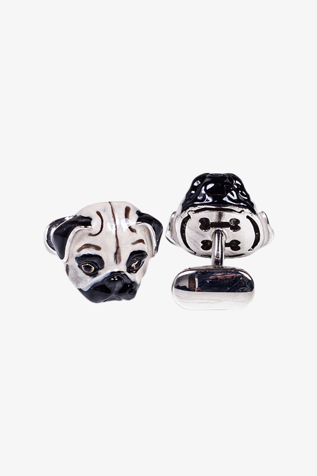 Cufflinks - Pug Face