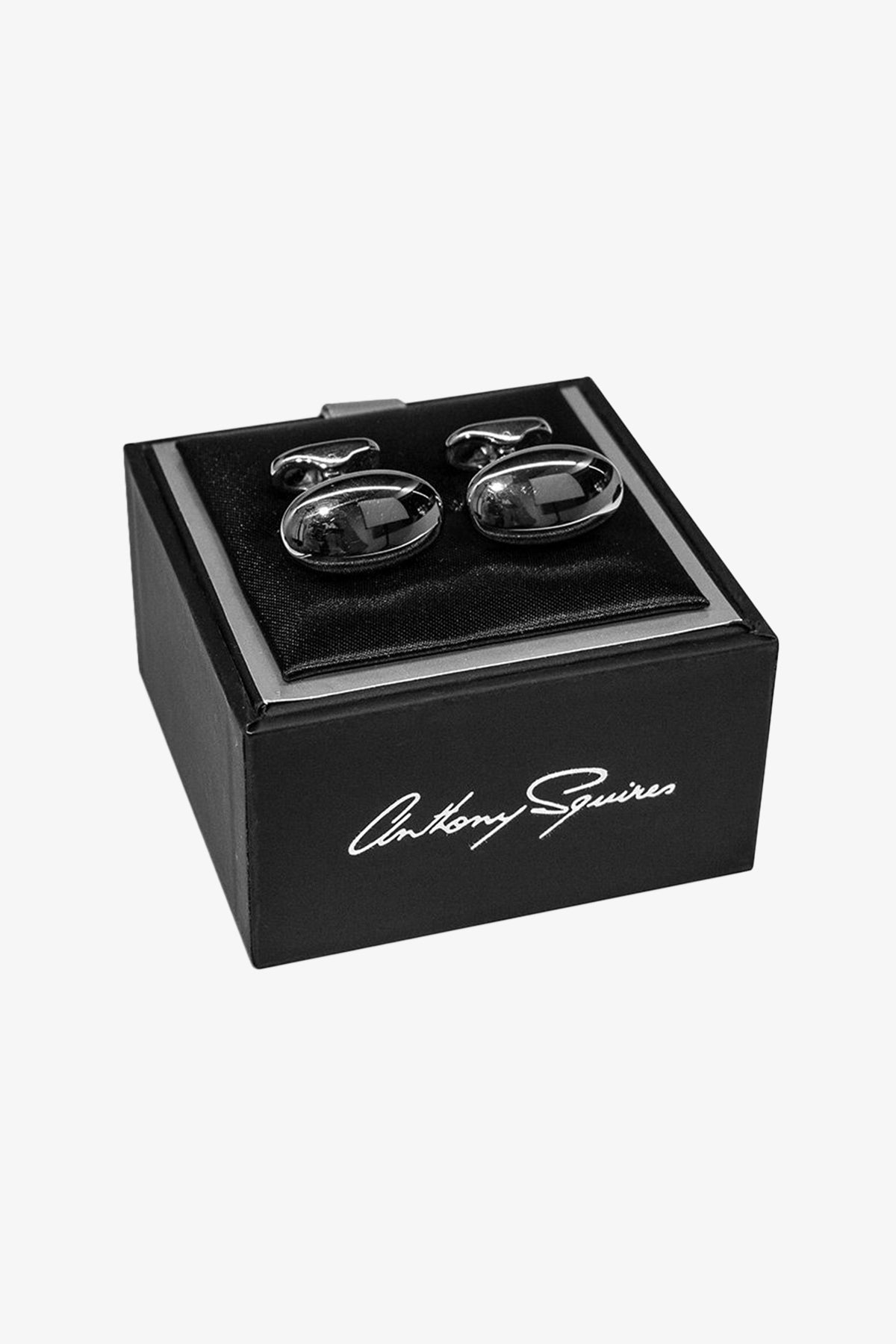 Cufflinks - Silver Oval