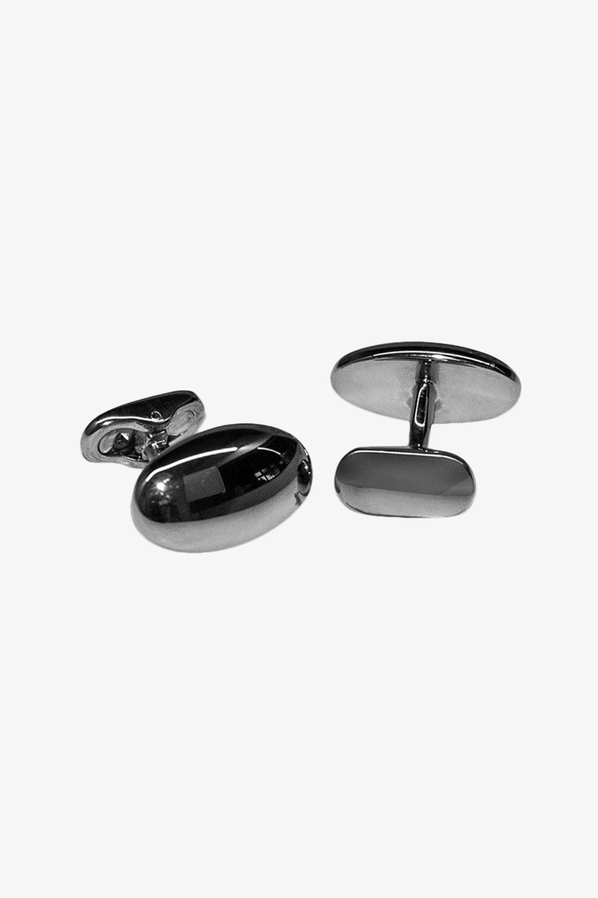 Cufflinks - Silver Oval