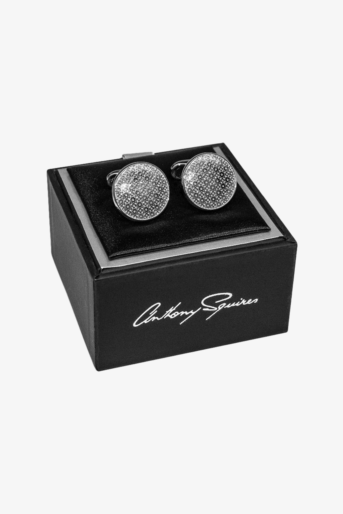 Cufflinks - Silver Circle