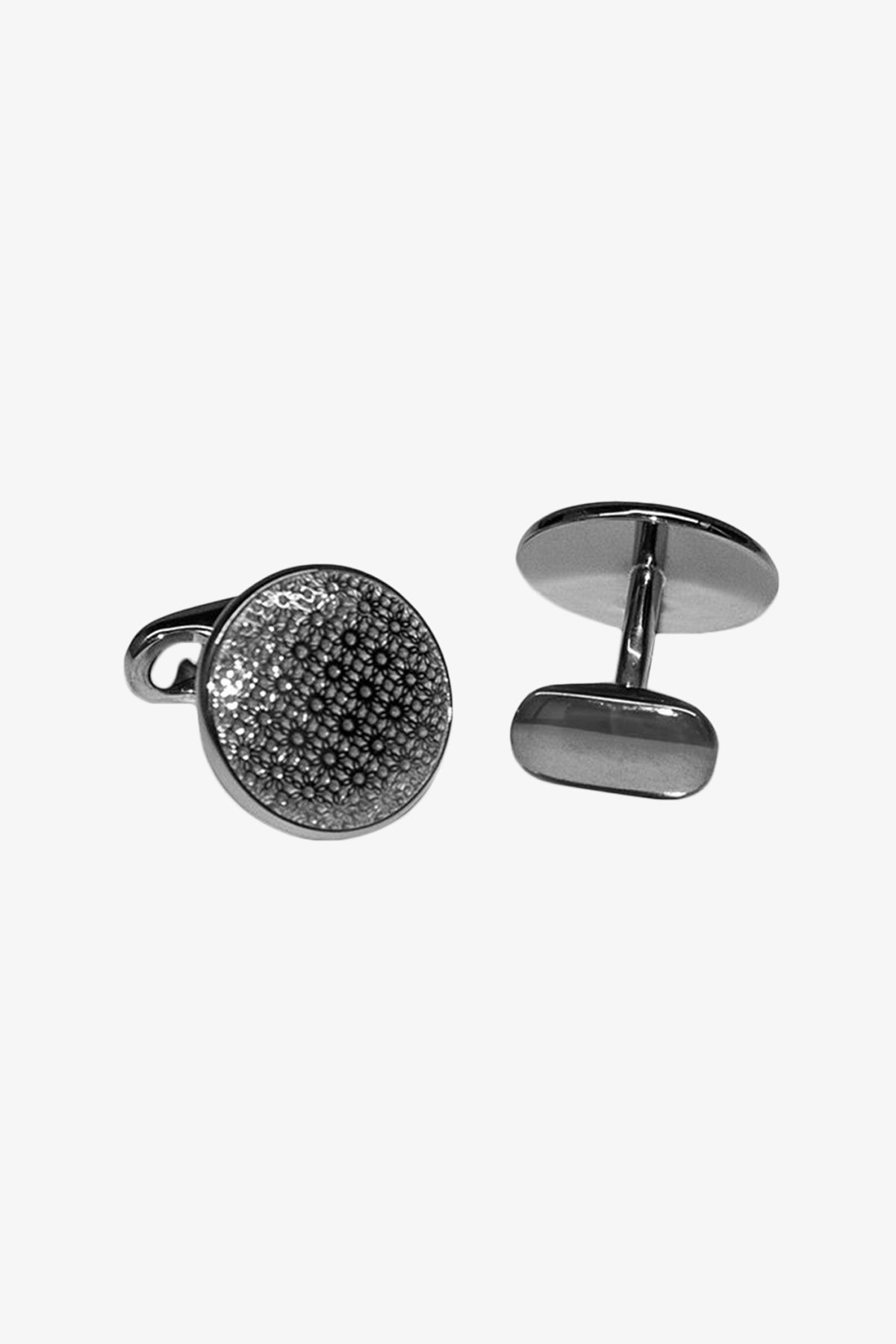 Cufflinks - Silver Circle