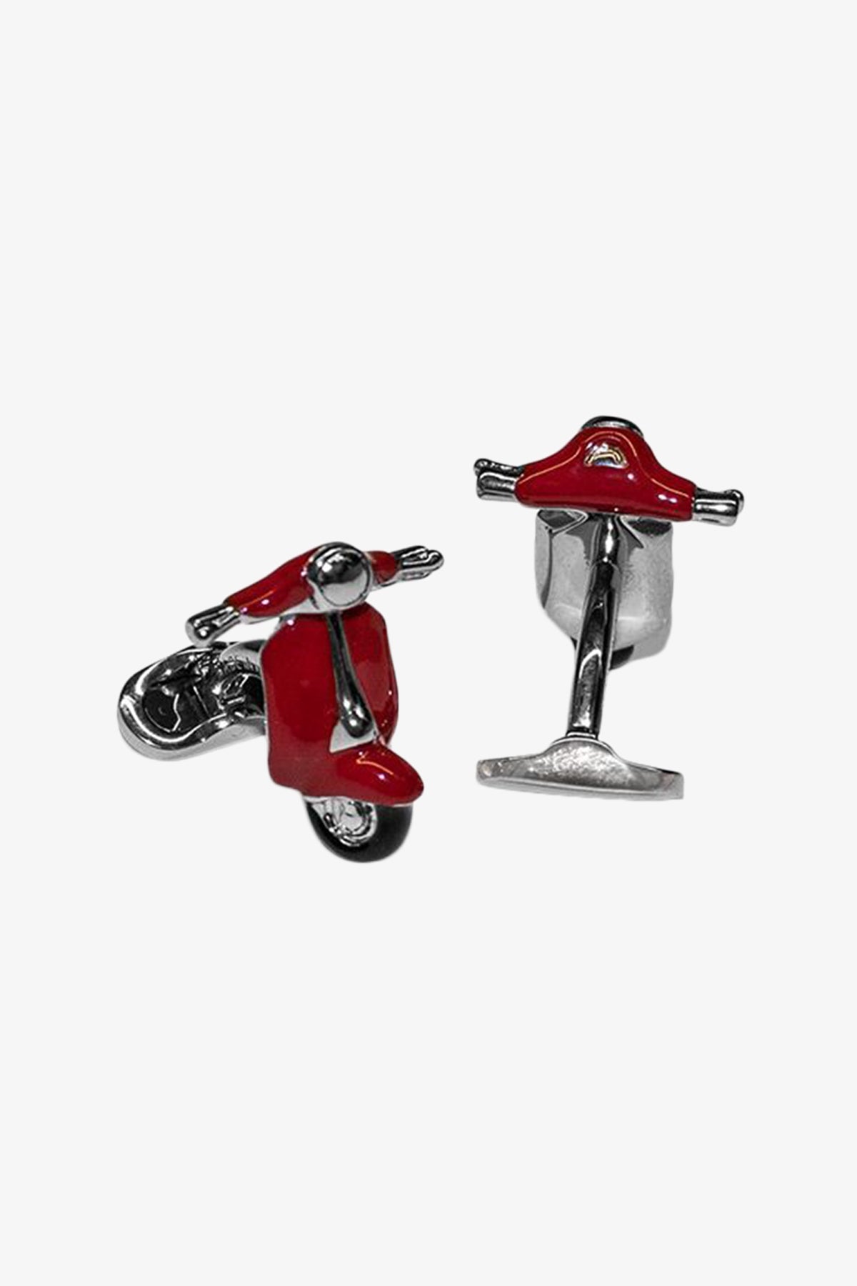 Cufflinks - Red Vespa