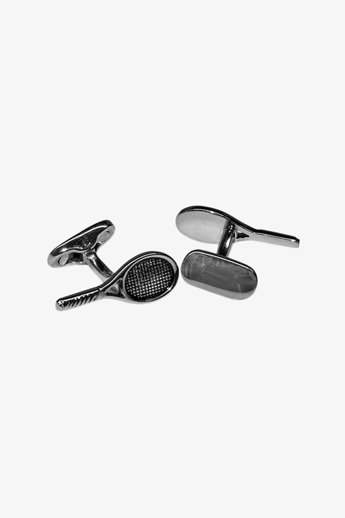 Cufflinks - Silver Tennis Racket