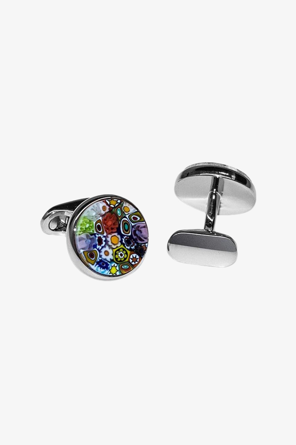 Cufflinks - Multicolour Murano Glass