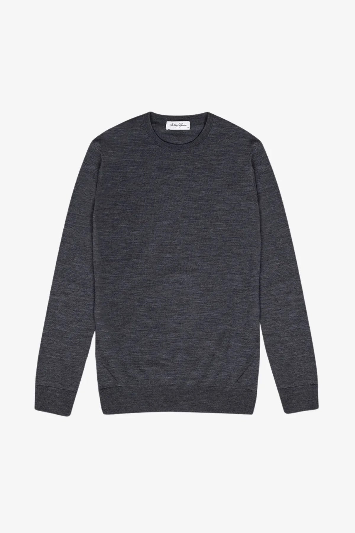 Devin - Charcoal Crewneck Knit