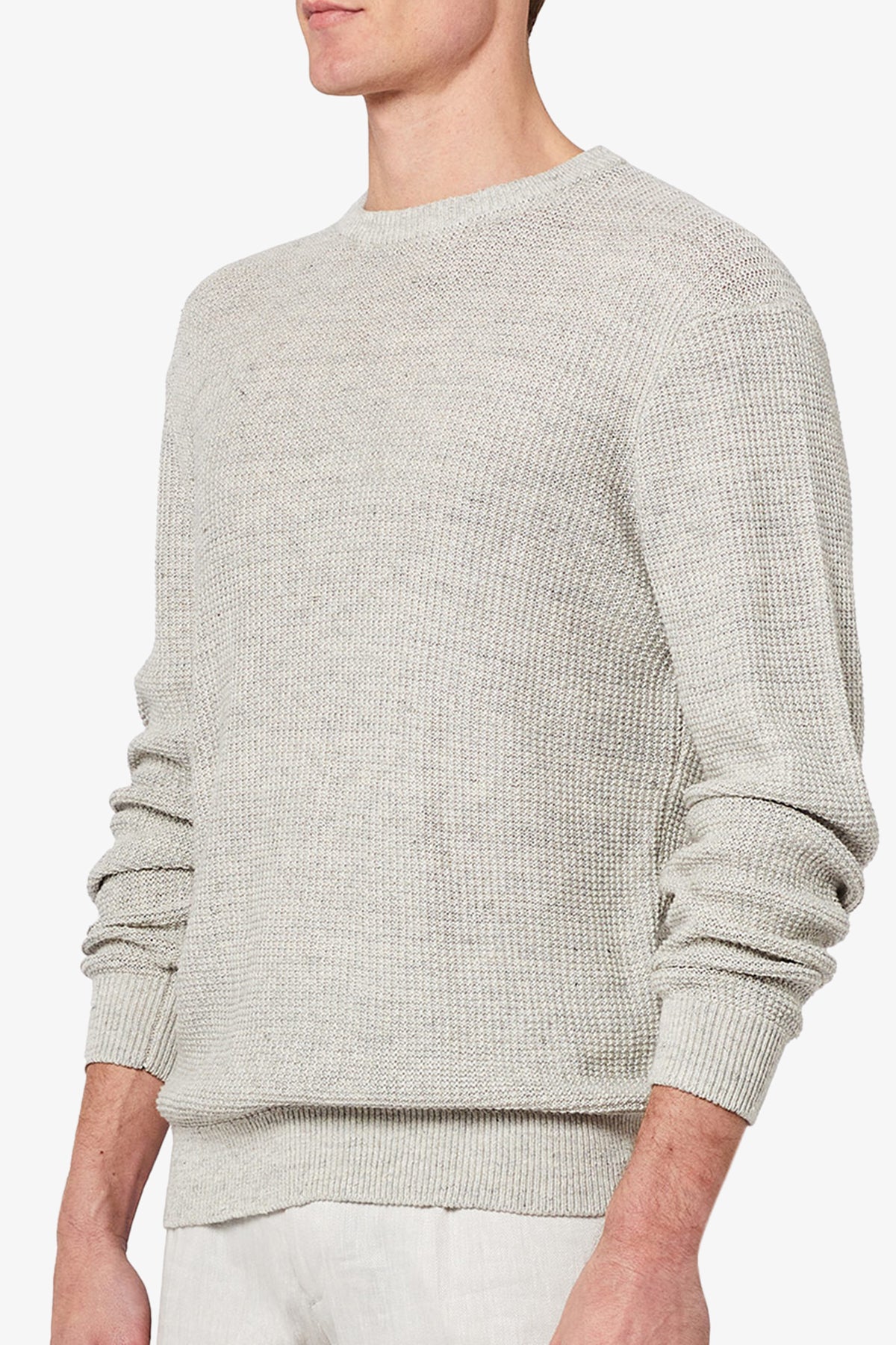 Clive - Light Grey Knitwear