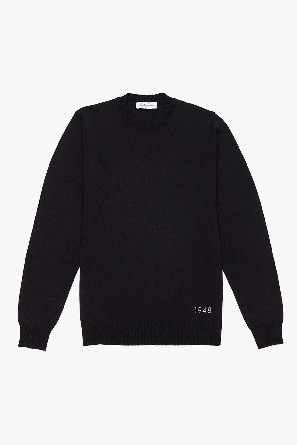 Asher - Black Crewneck Knit