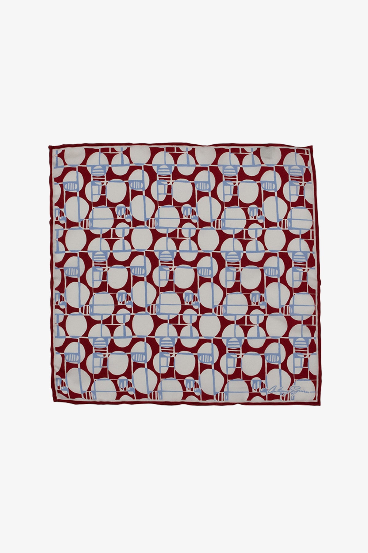 Pocket square - Burgundy