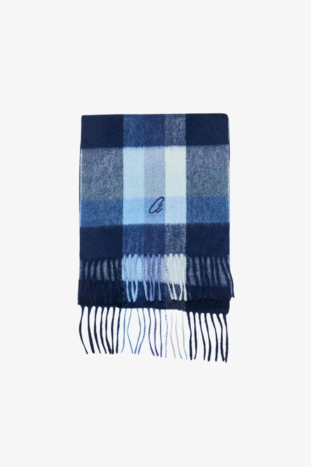 Scarf - Cashmere Blue Check