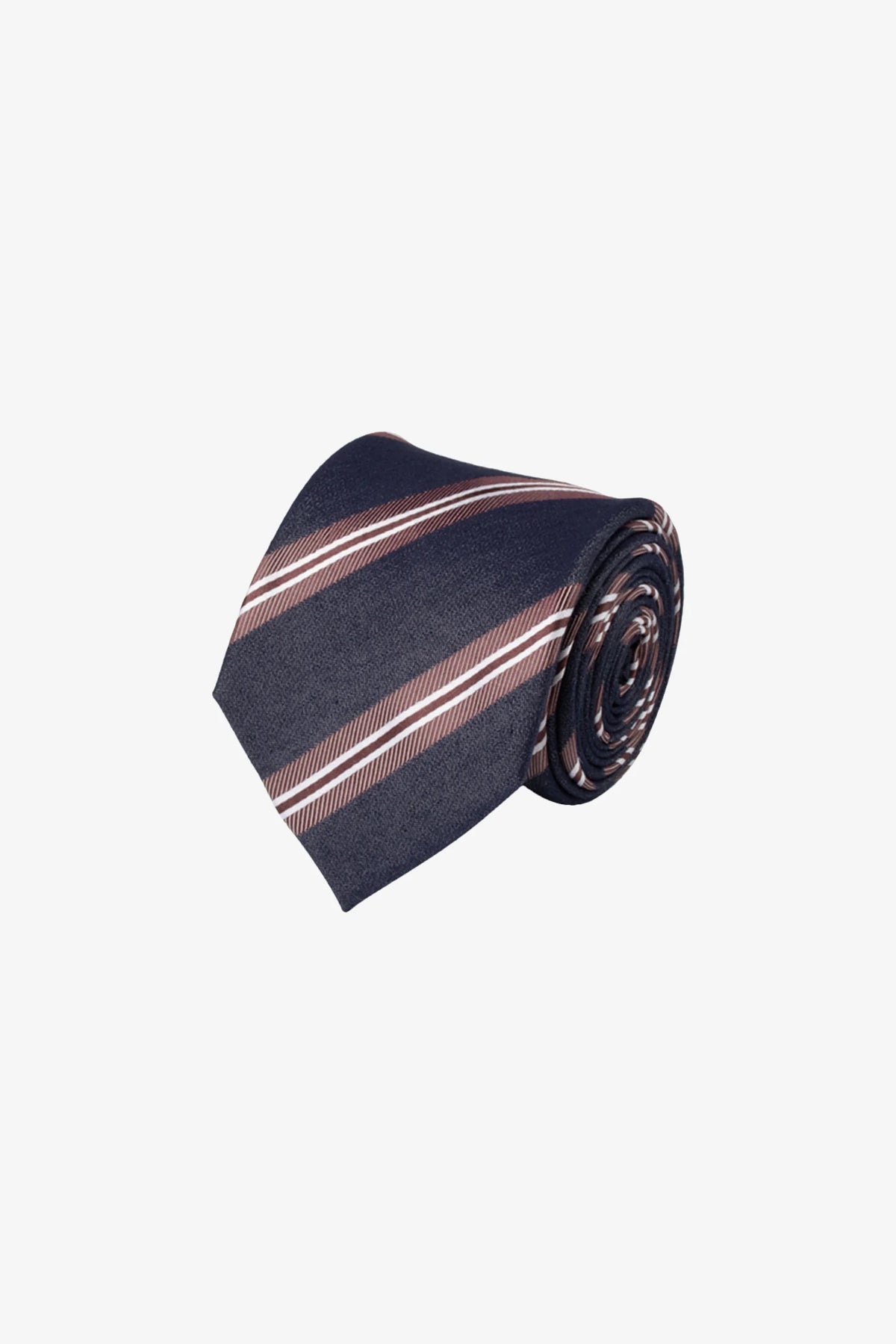 Tie - Silk navy stripes