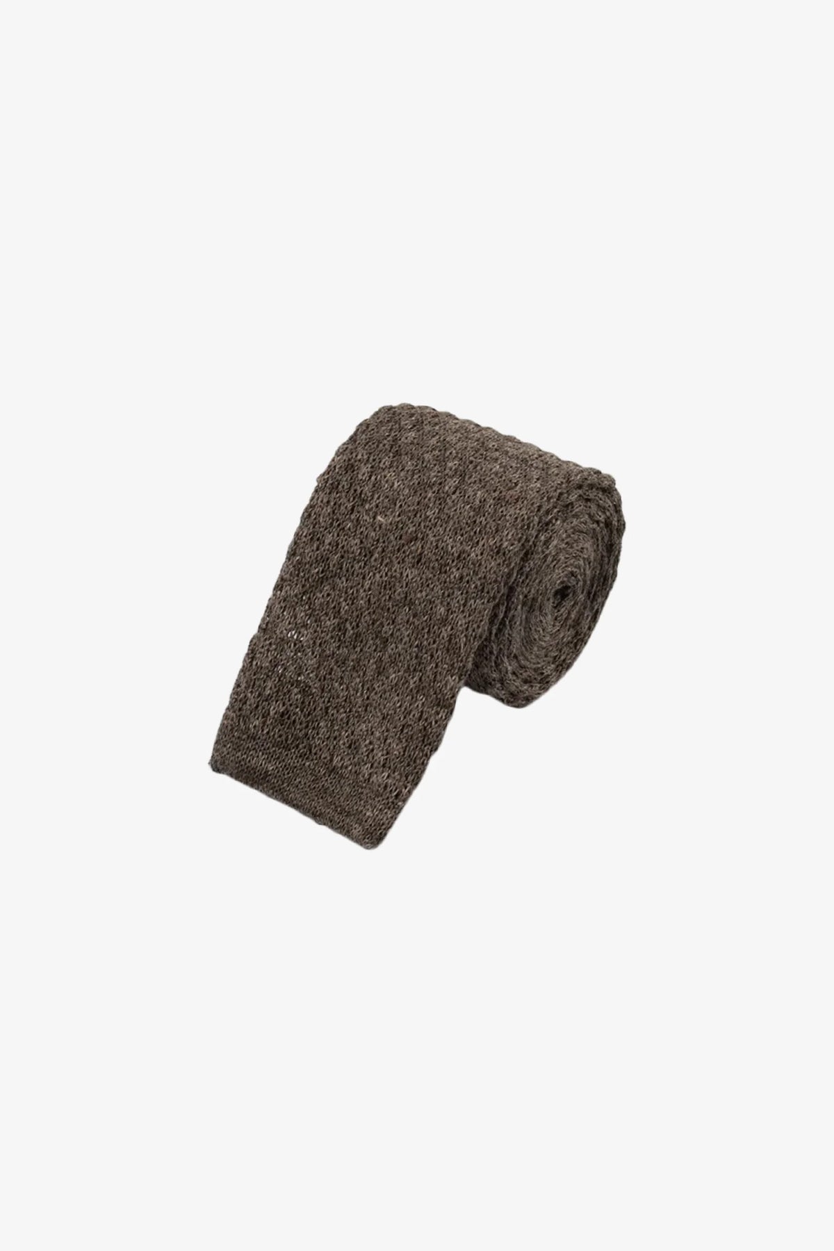 Tie - Khaki linen