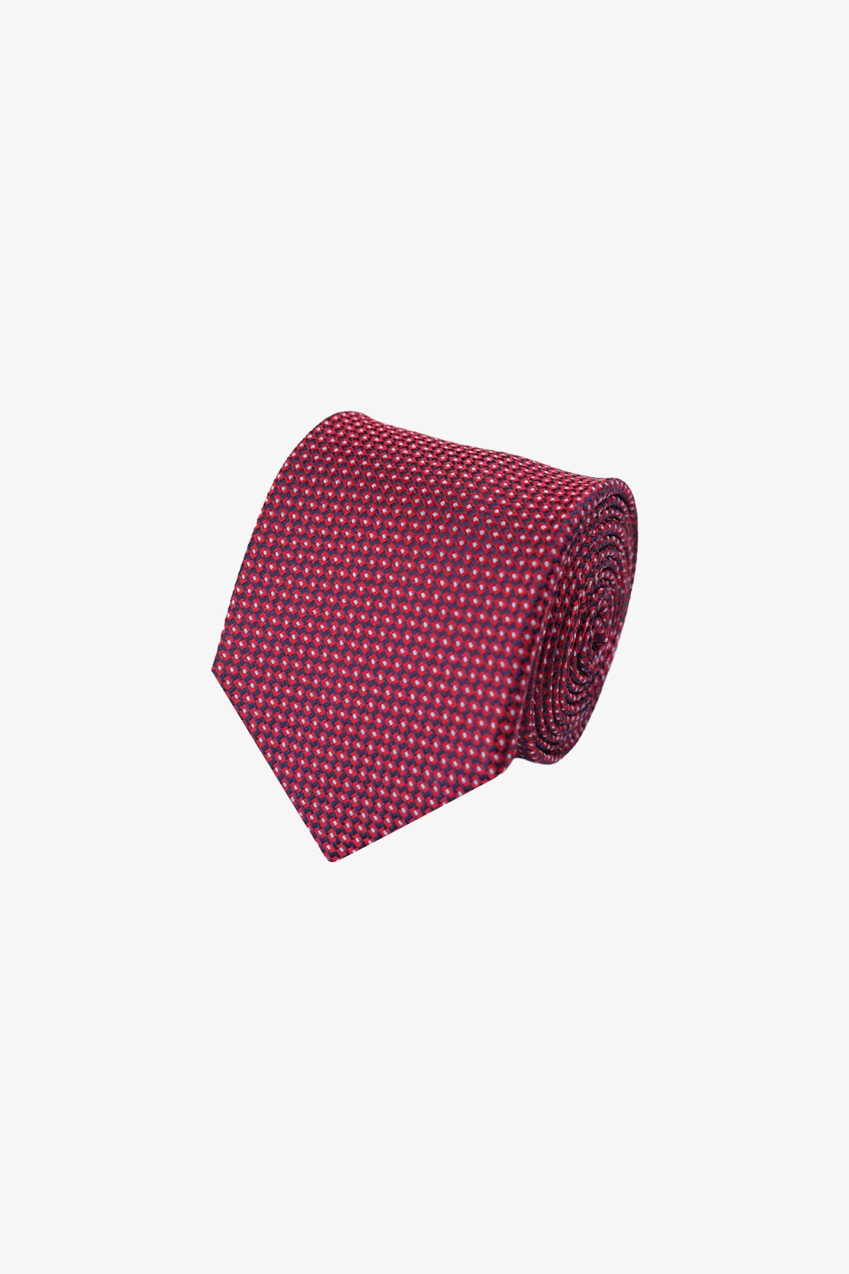 Tie - Silk Red Pattern