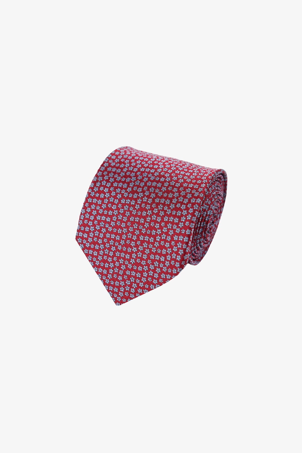 Tie - Silk Red Floral