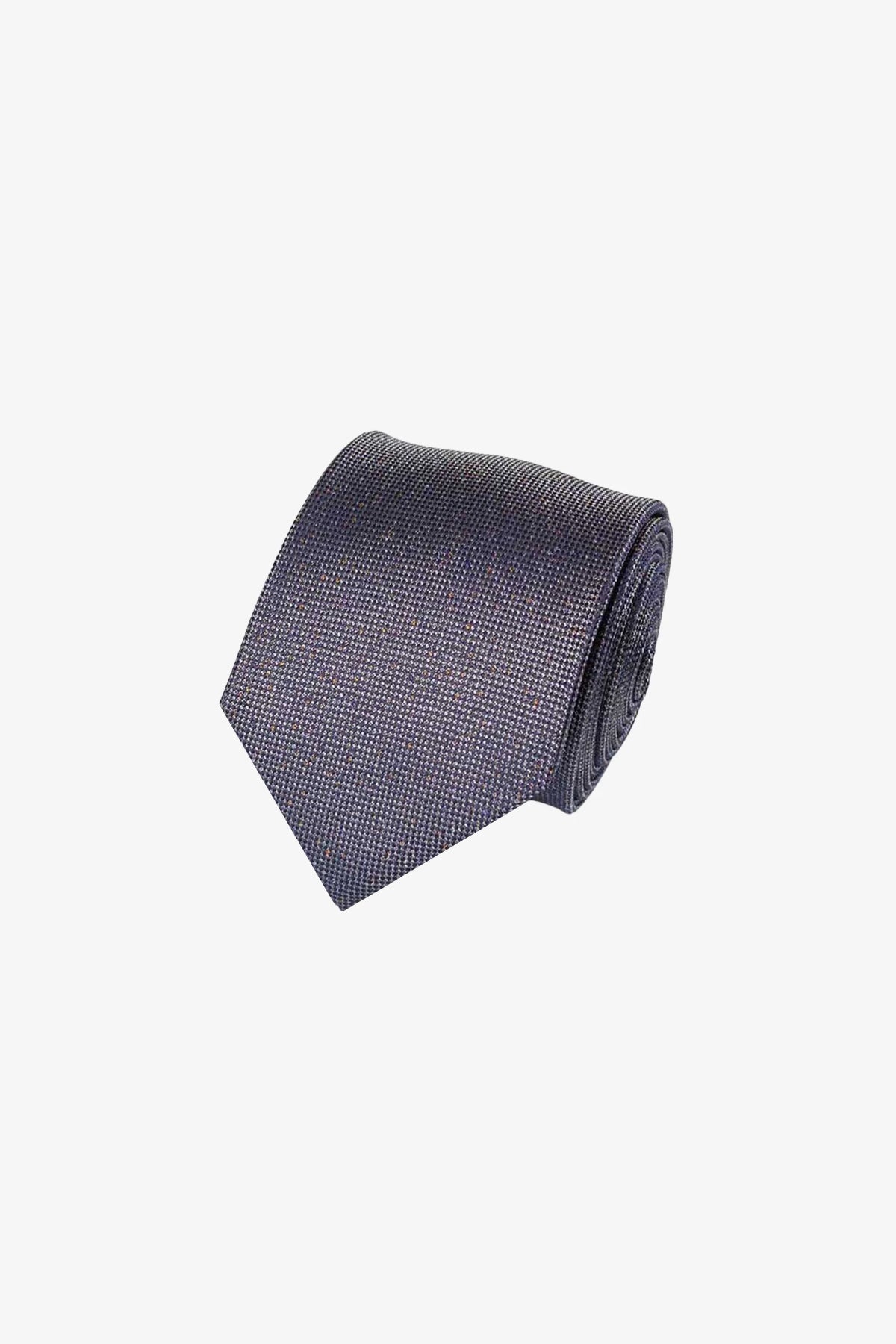 Tie - Silk micro gunmetal
