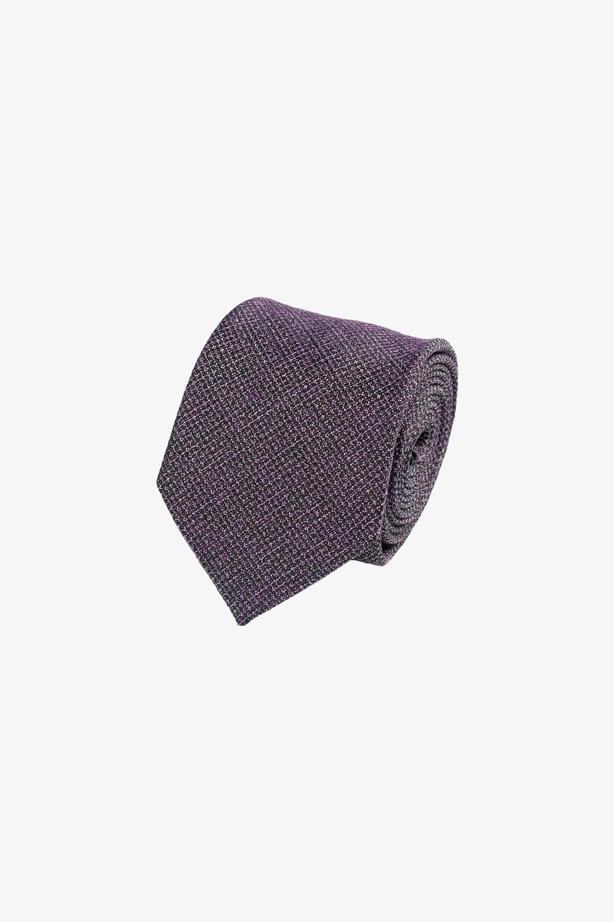 Tie - Silk lilac micro design