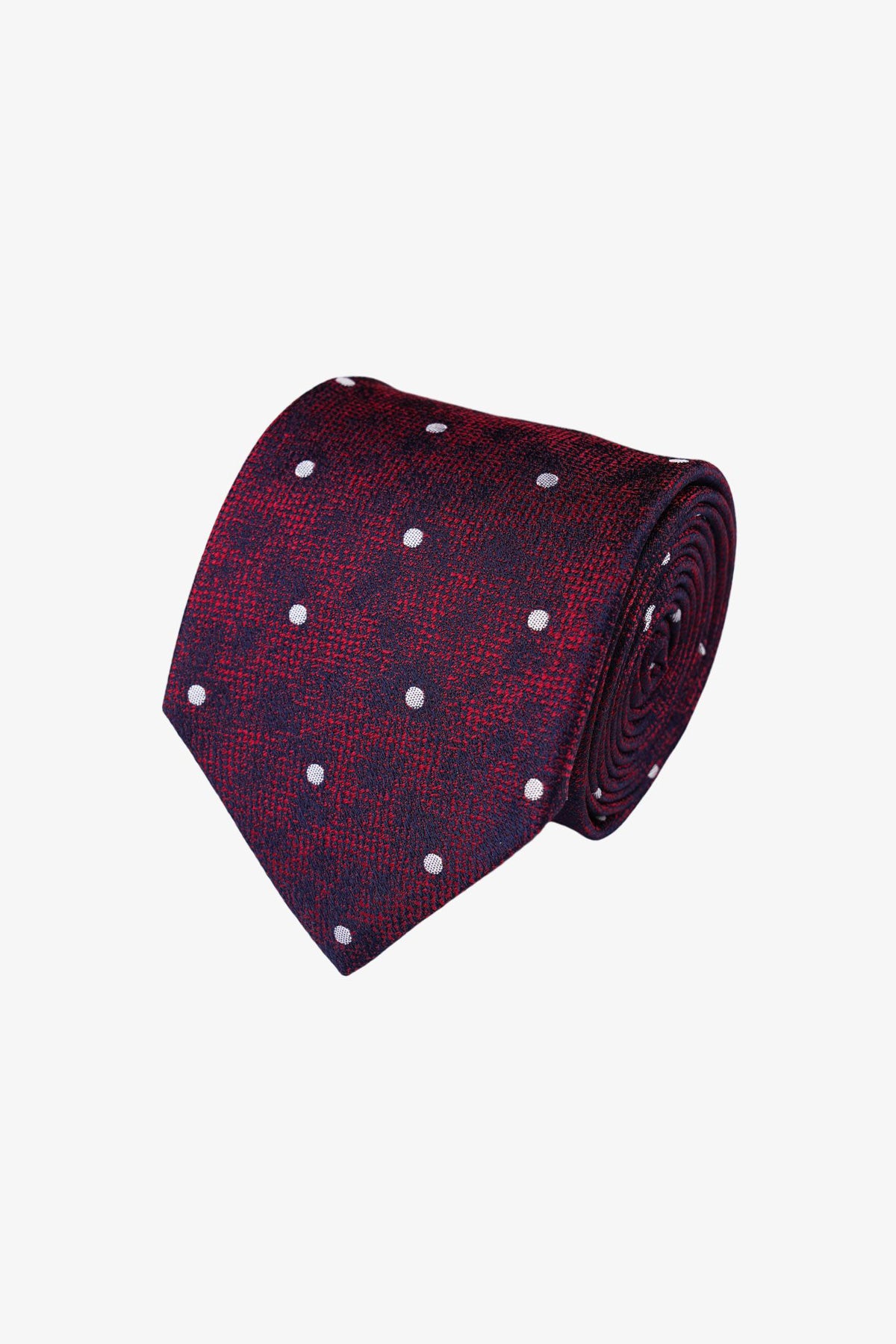Tie - Silk Red Pattern
