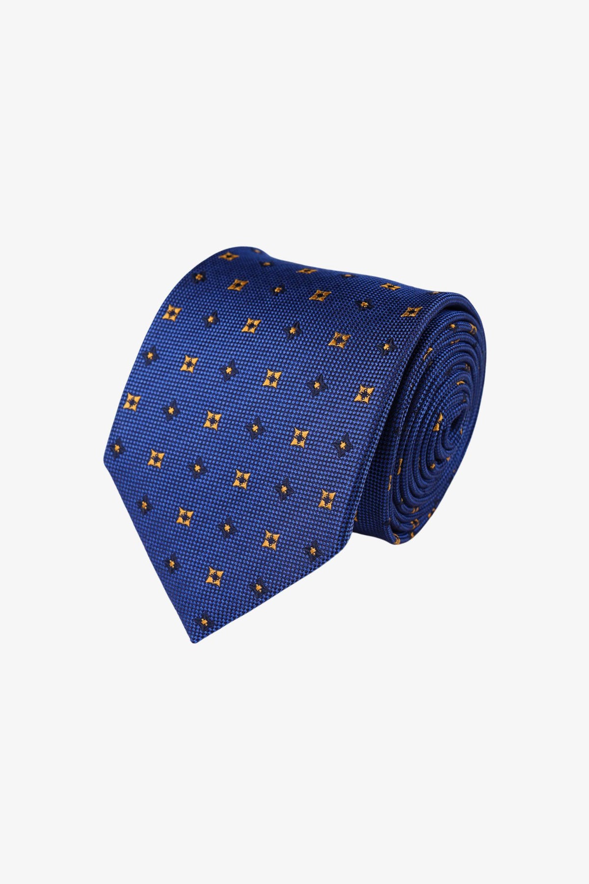 Tie - Silk Blue Pattern