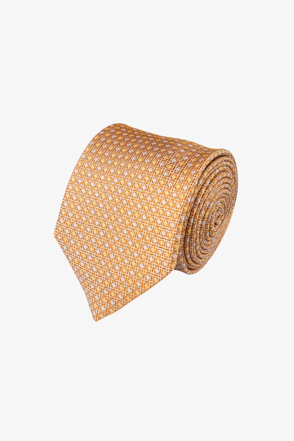 Tie - Silk Gold Pattern