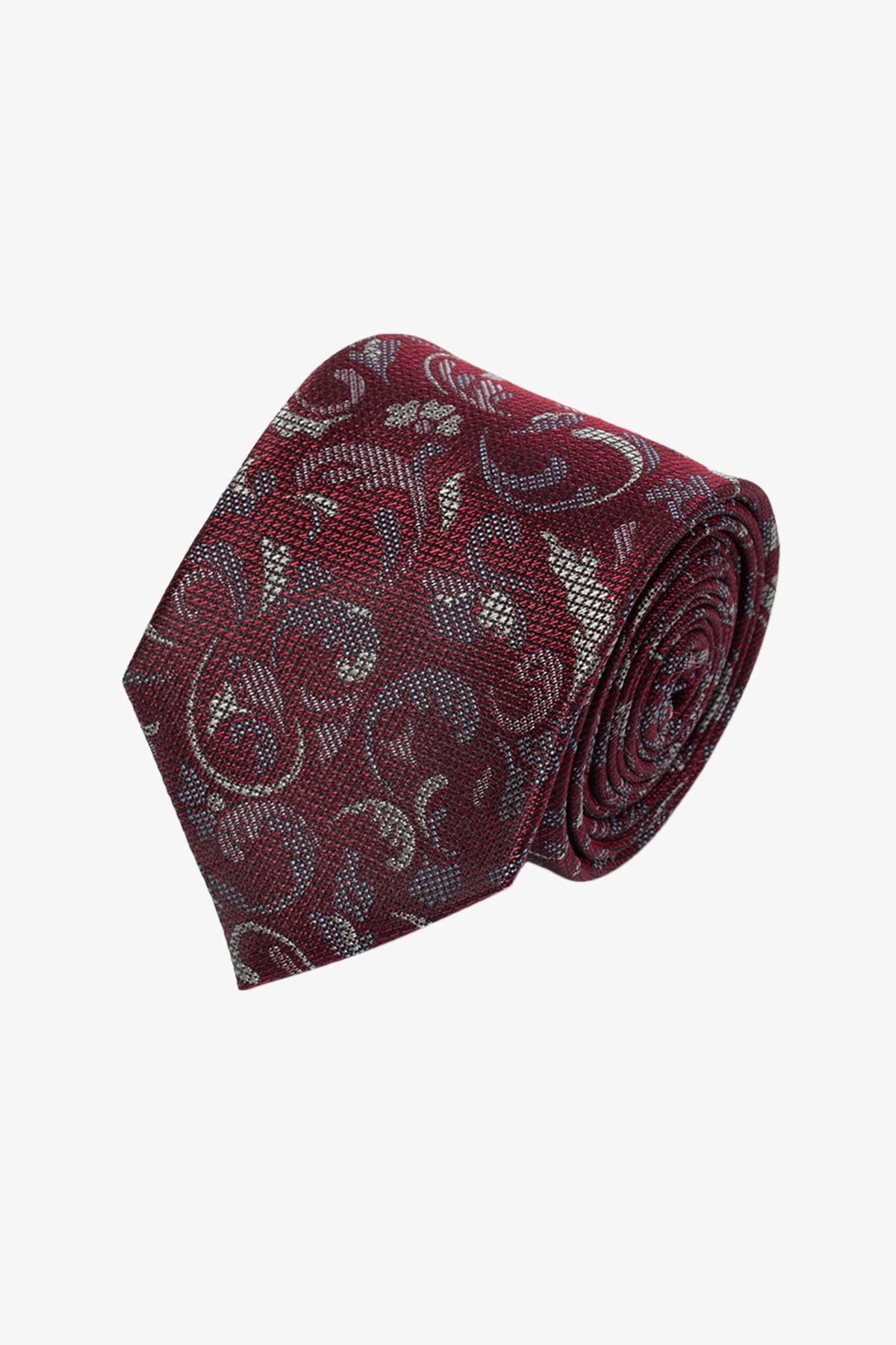 Tie - Silk red design