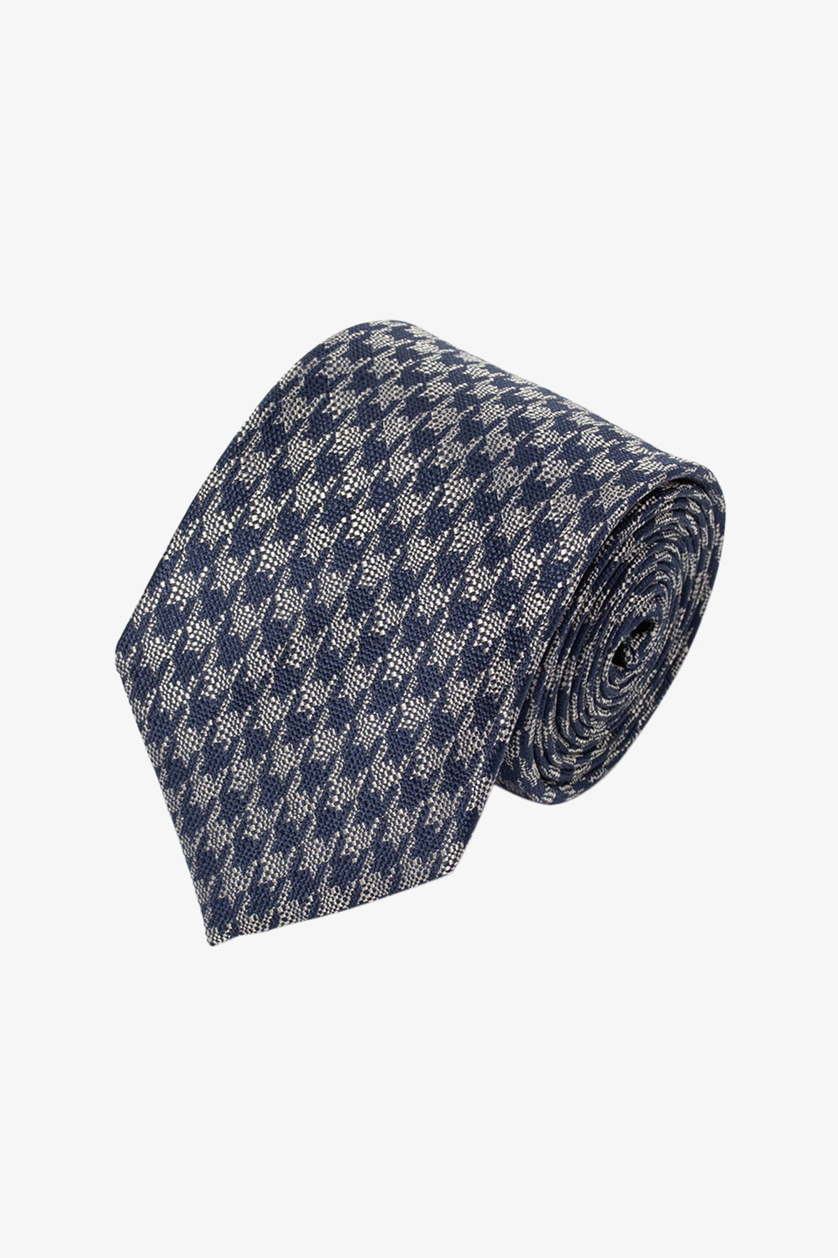 Tie - Silk navy design