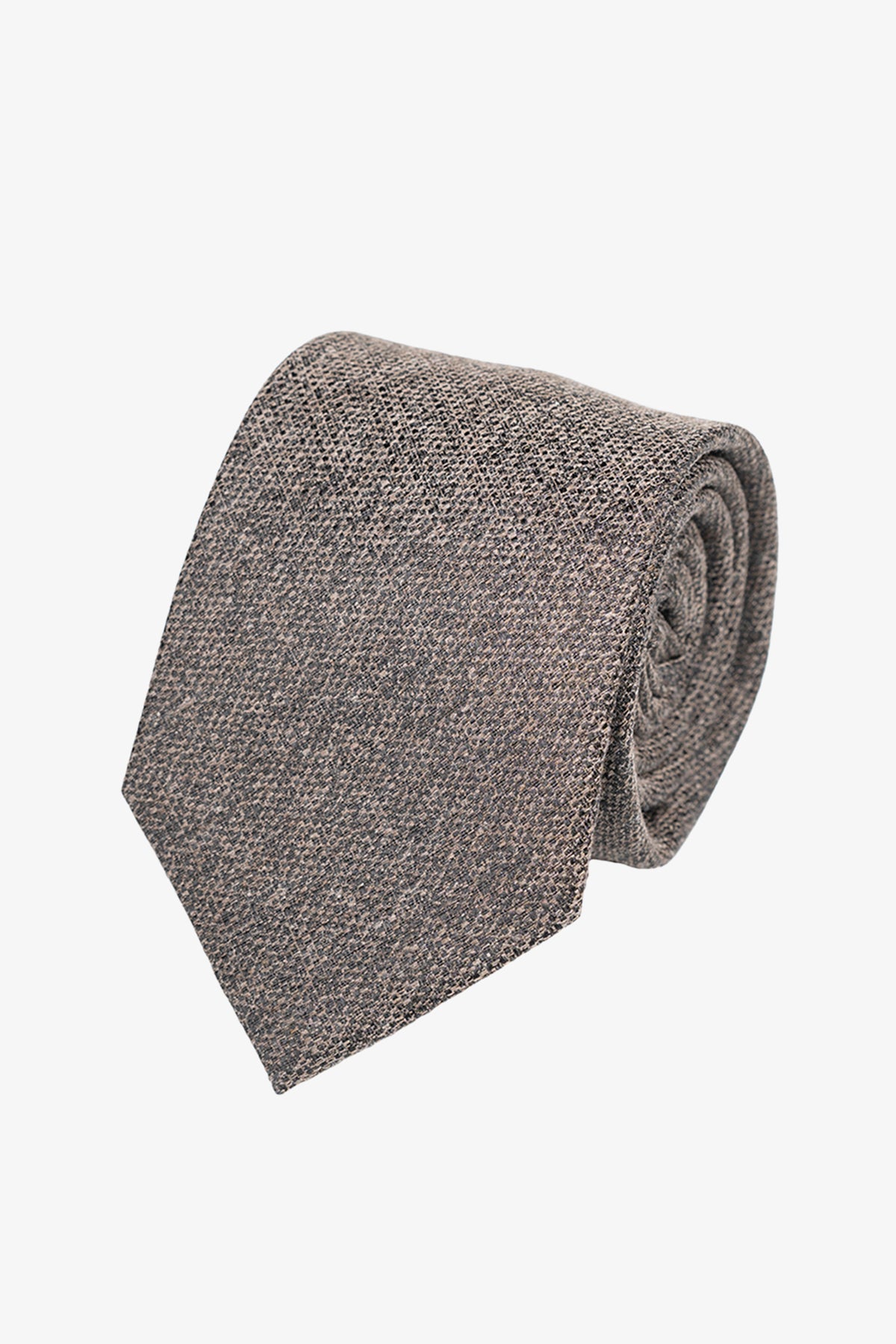 Tie - Silk melange moss