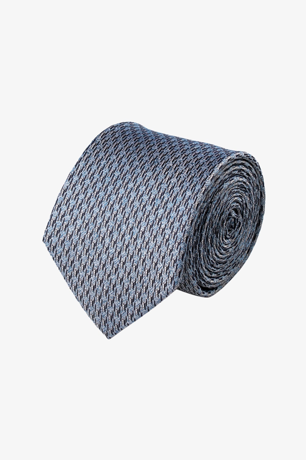 Tie - Silk micro in light blue