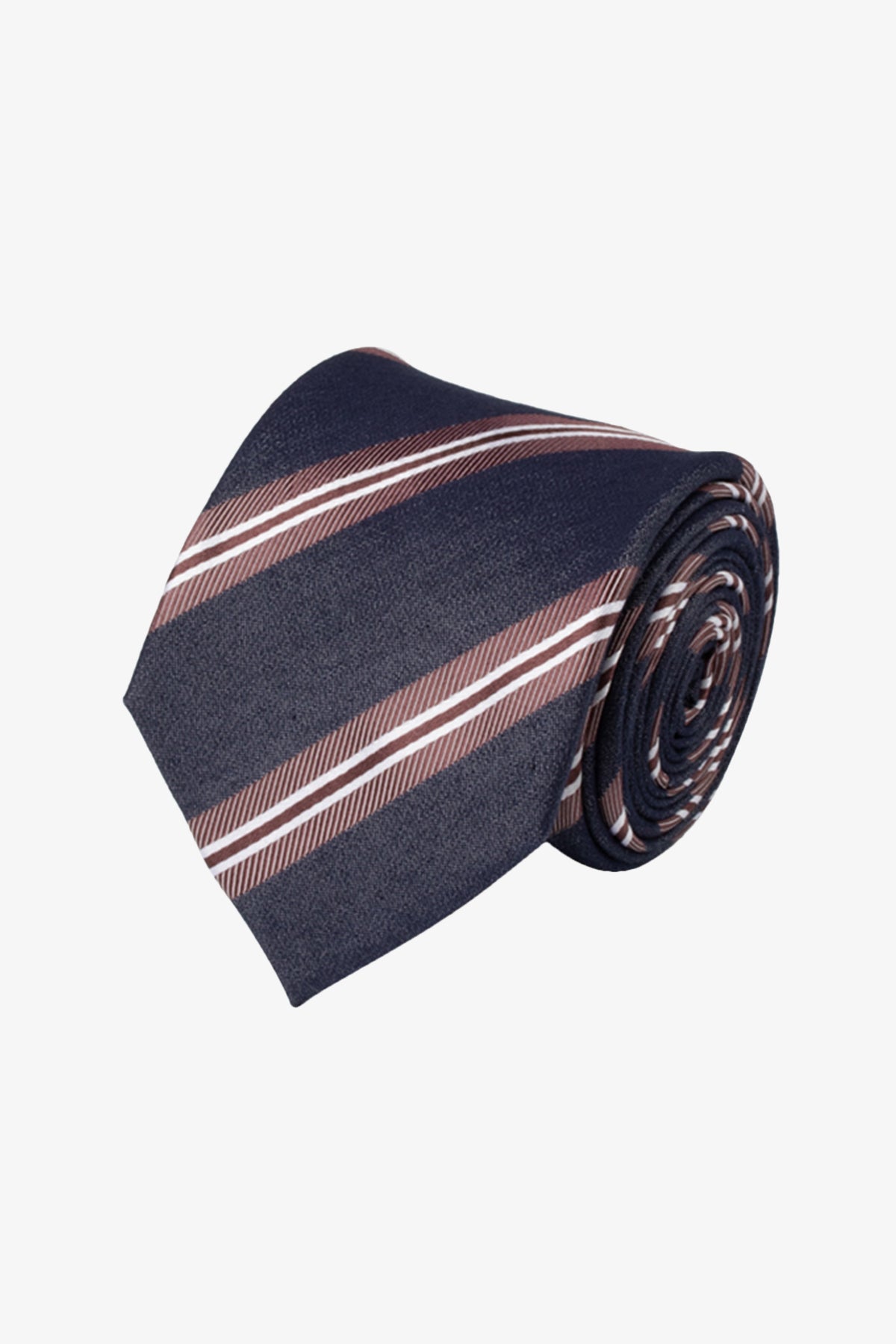 Tie - Silk navy stripes