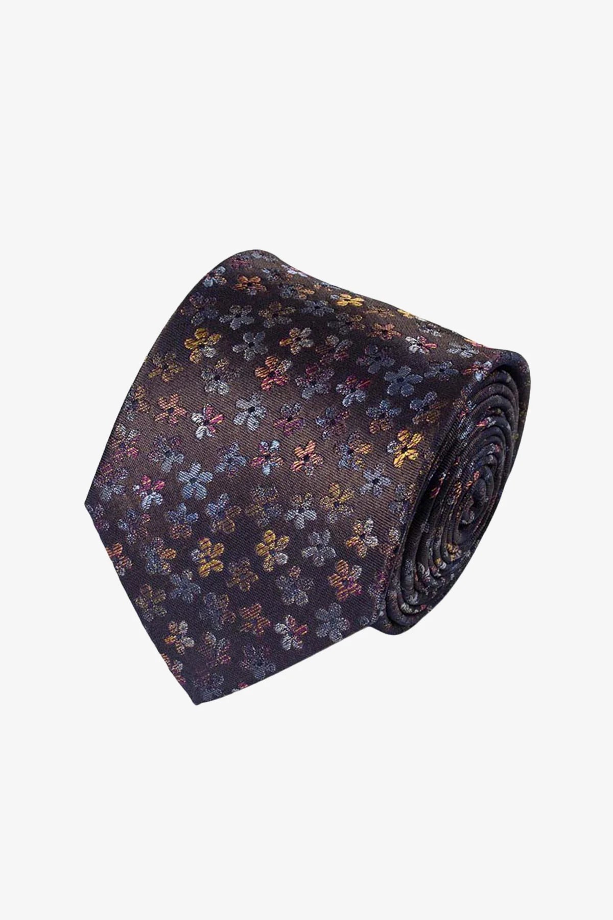 Tie - Silk micro floral colours