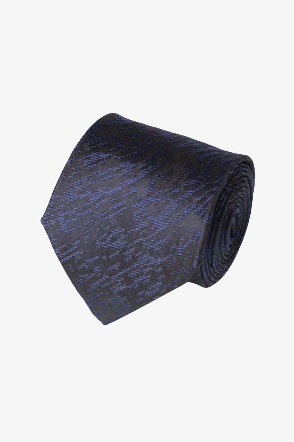Tie - Silk black with purple
