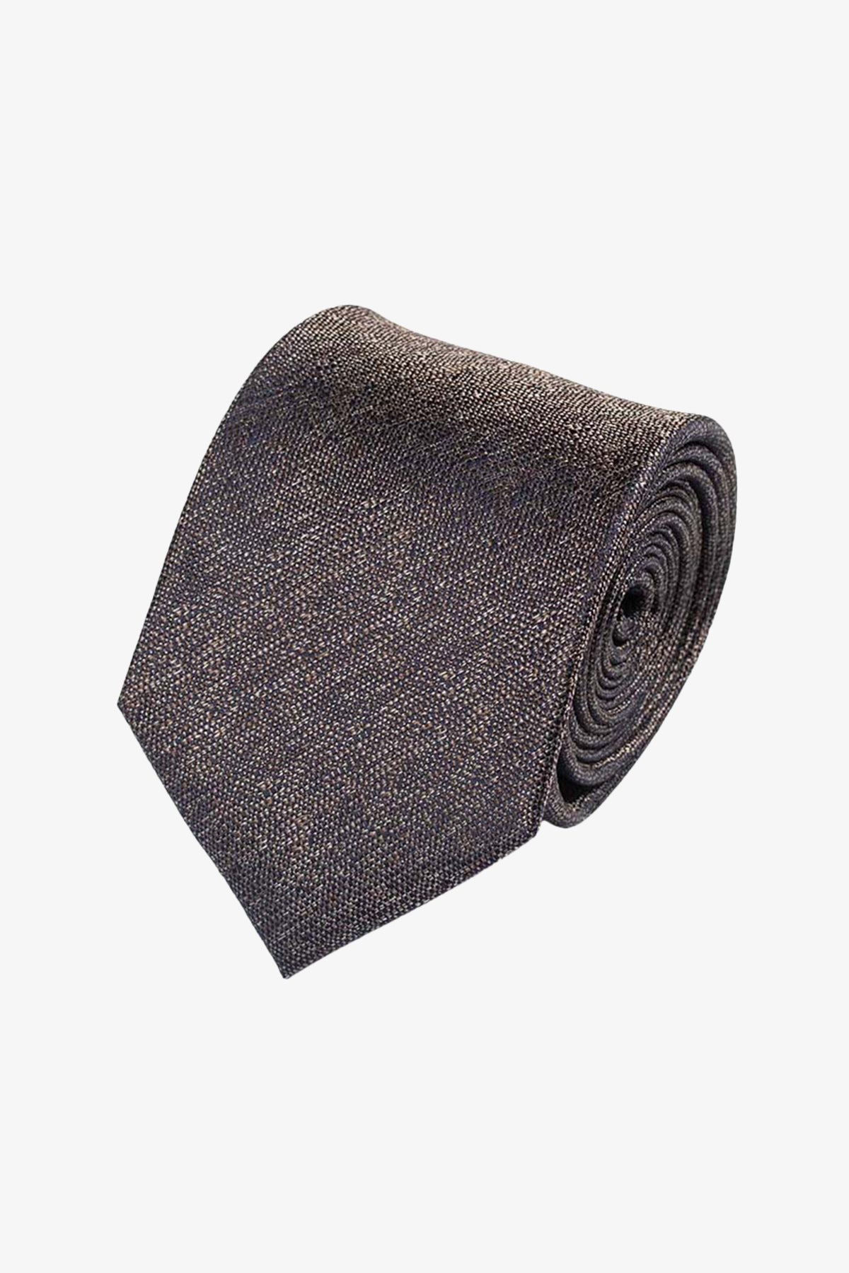 Tie - Silk grey melange