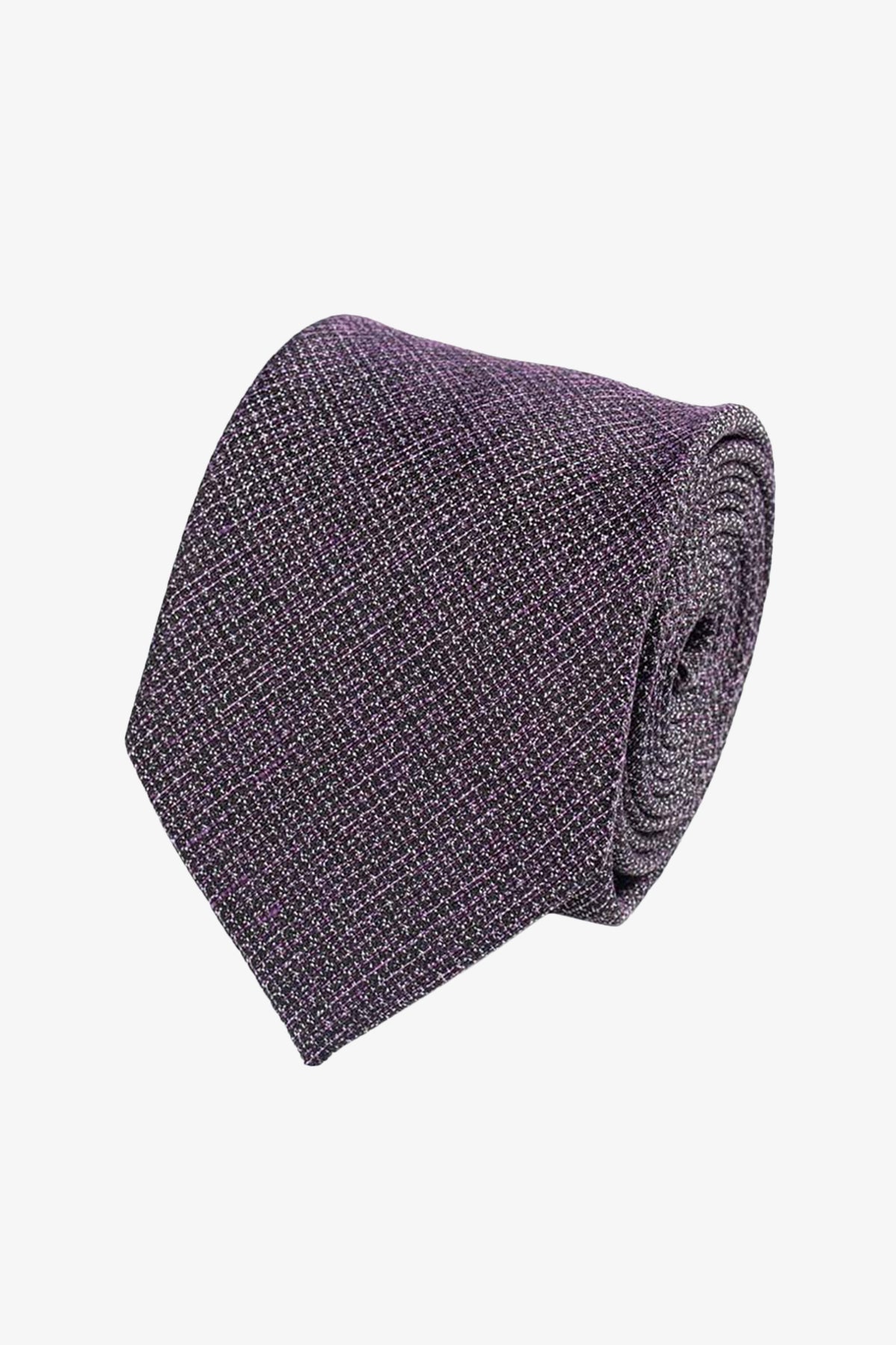 Tie - Silk lilac micro design