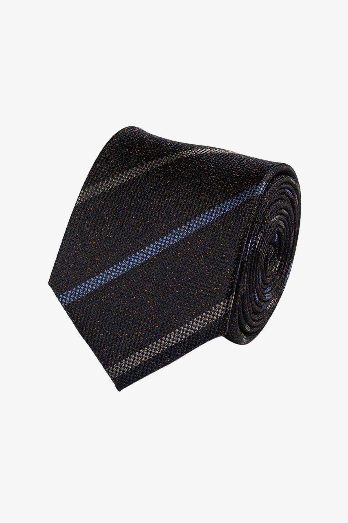Tie - Silk black with stripes