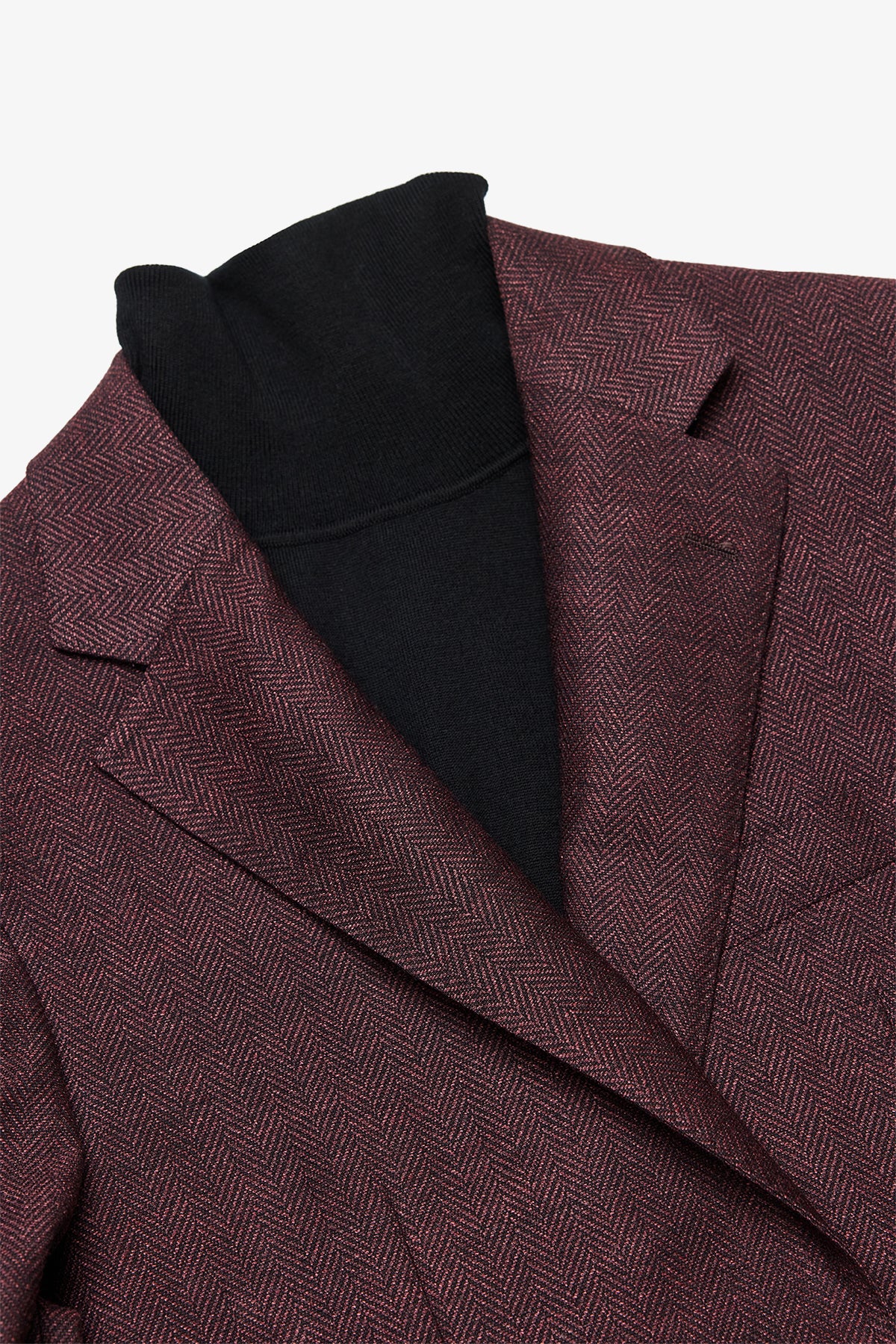 Archer - Maroon herringbone