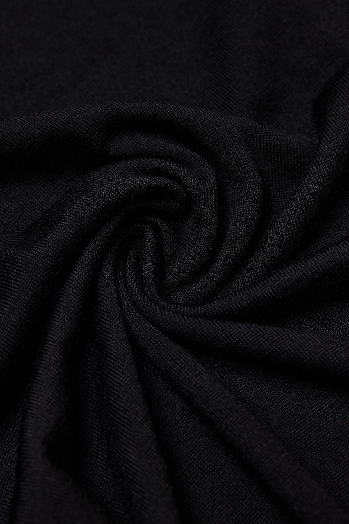 Kelvin L/S knitted polo - Black