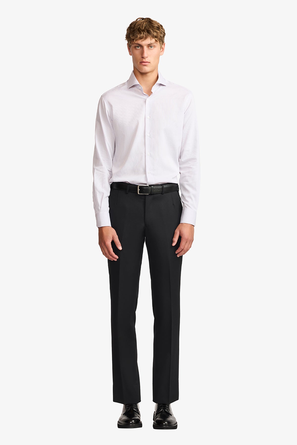 Alton formal shirt - pink microdesign