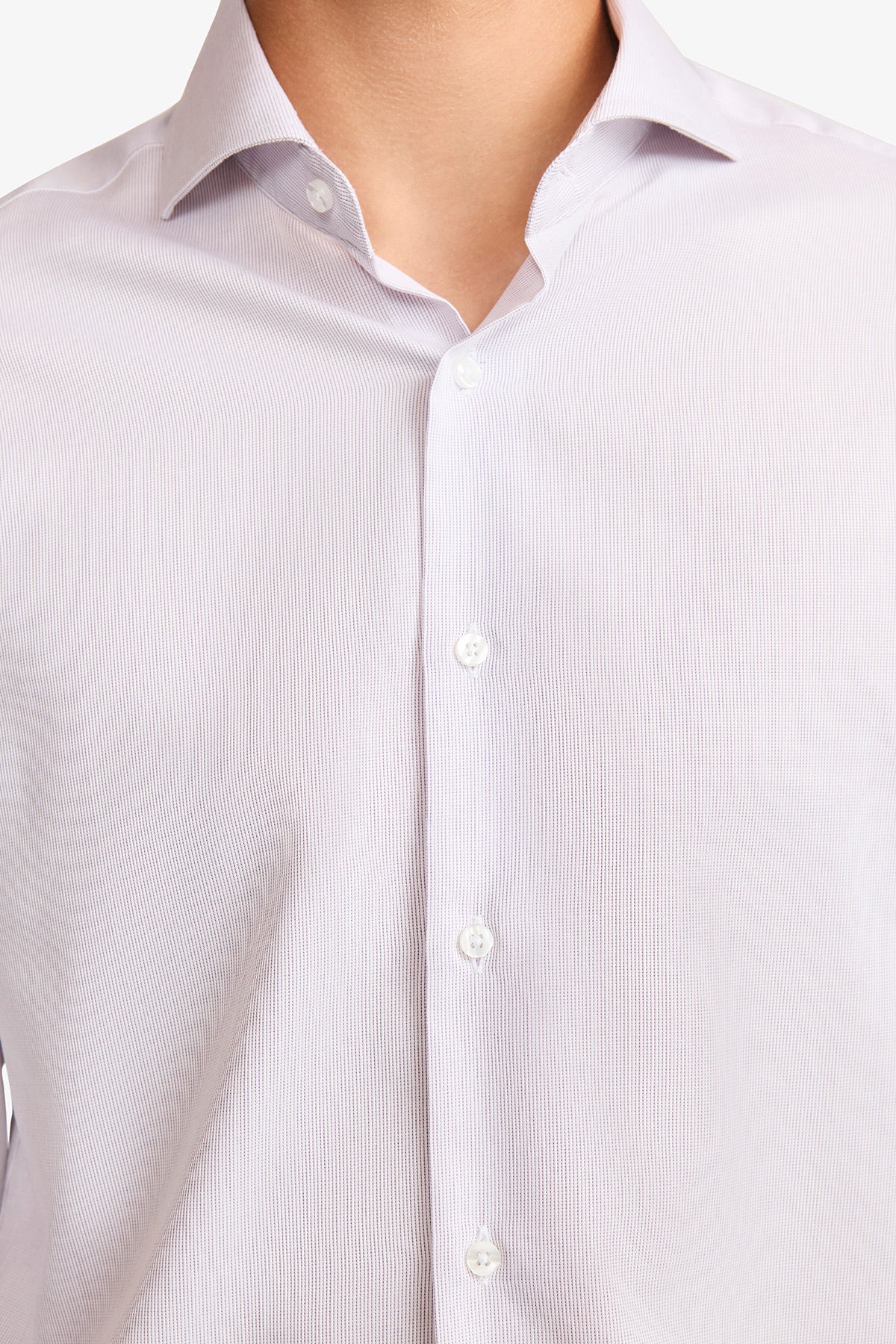 Alton formal shirt - pink microdesign