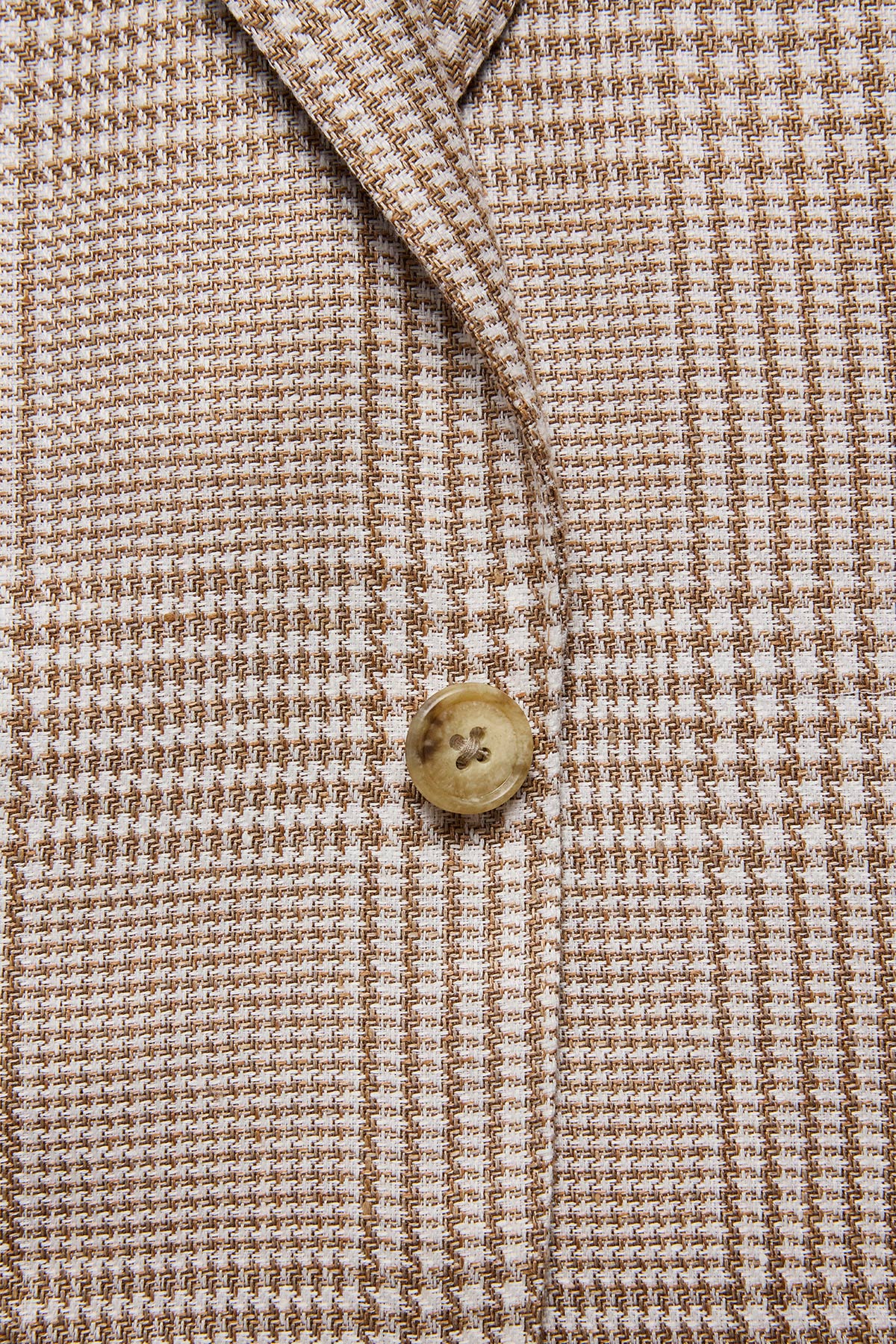 Archer blazer -Wool/linen brown heritage check