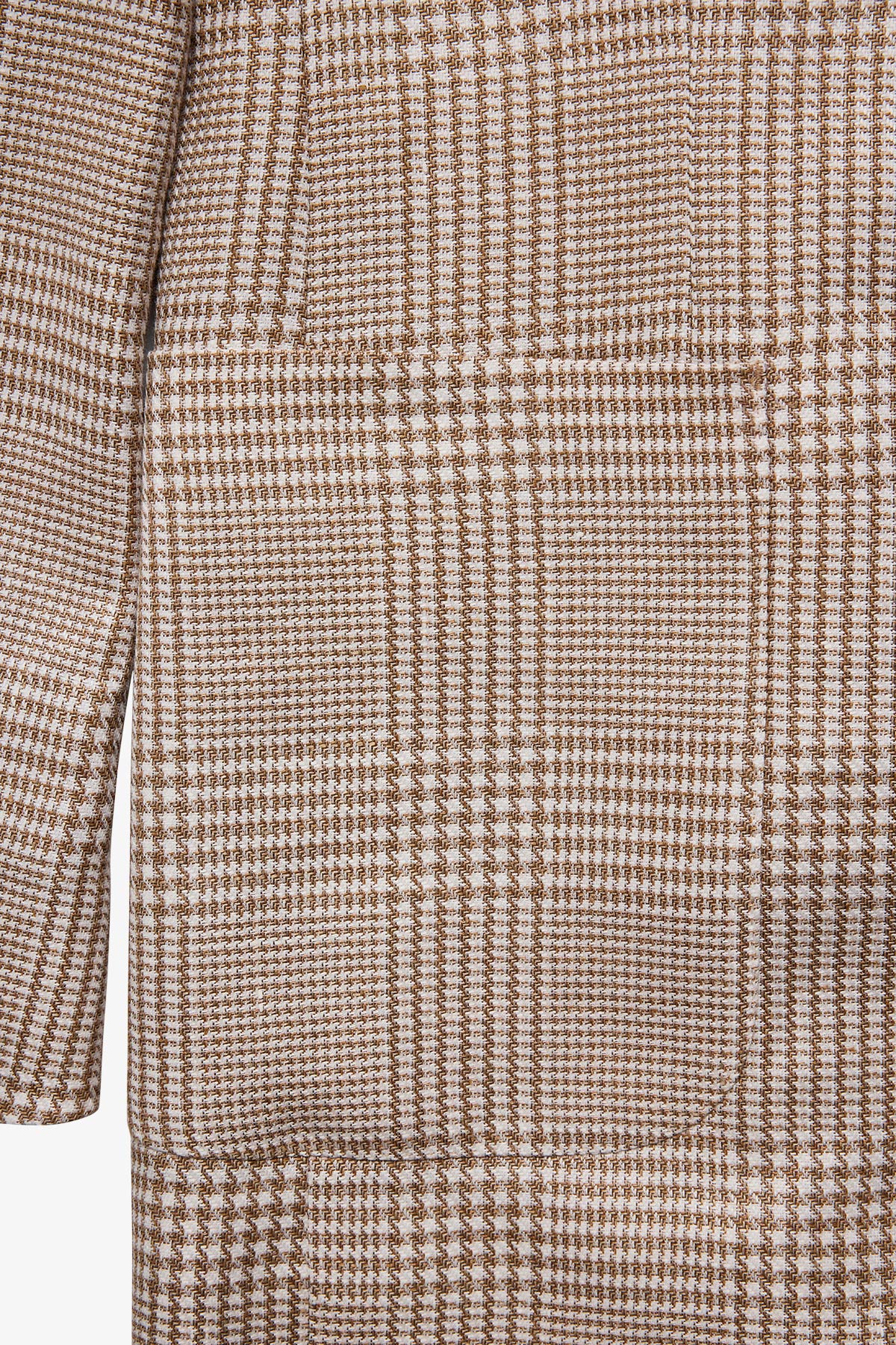 Archer blazer -Wool/linen brown heritage check