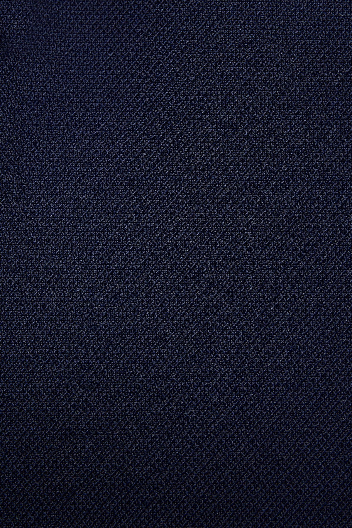 Archer Hand Made Blazer - Wool In Navy Blue Self Design