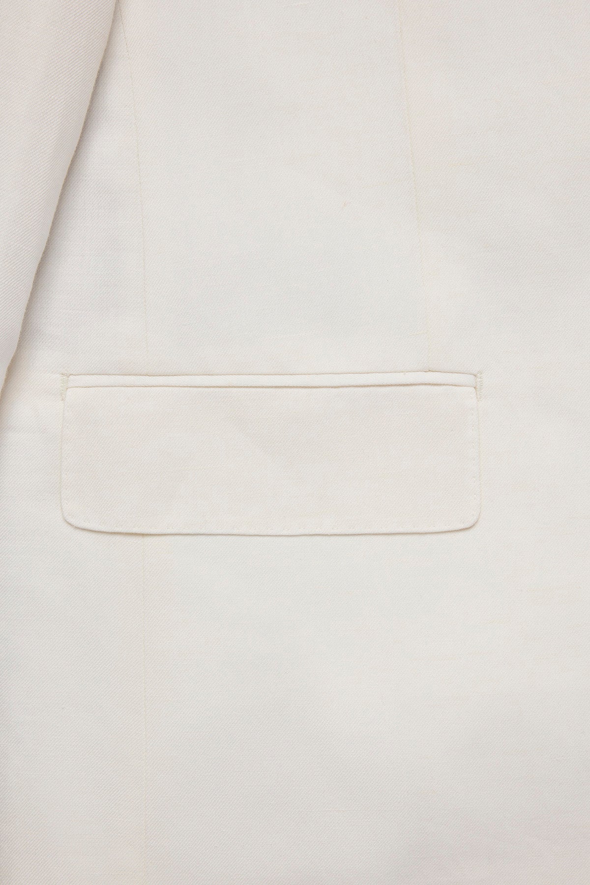 Arlo blazer - Linen/cotton in Soft ivory