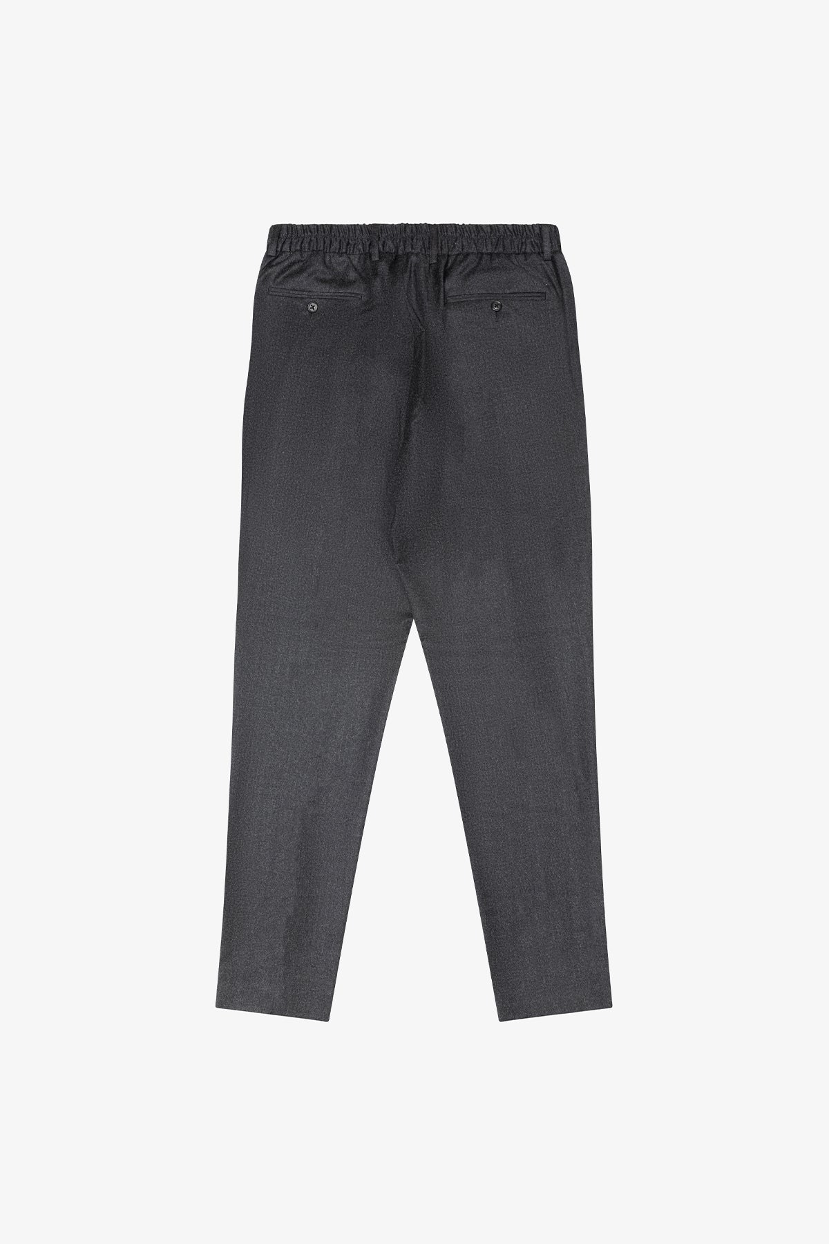 Draw Trouser - Wool In Natural Stretch